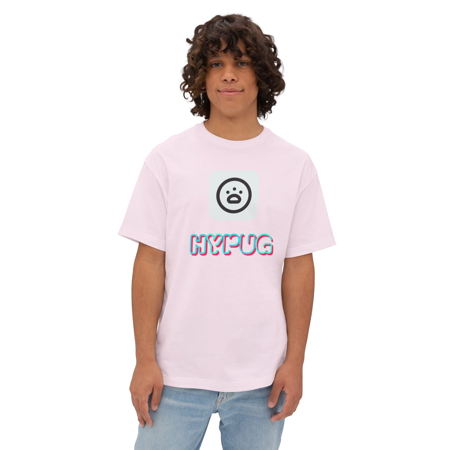 Big Dog Graphic Tee — "HY•PUG" Front Logo & Large Dog Back Print