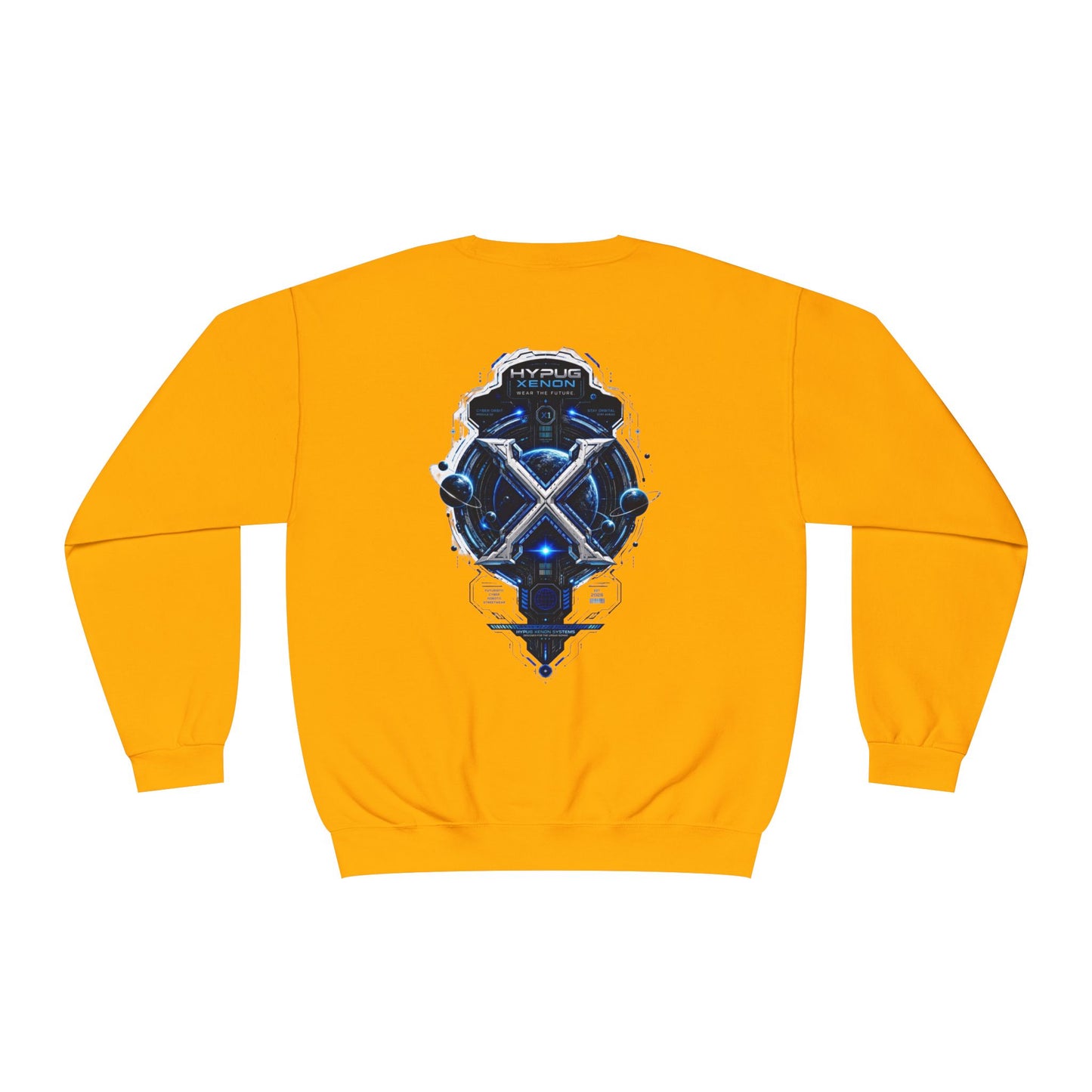 HYPUG XENON Cyber Orbit futuristic cyber streetwear sweatshirt
