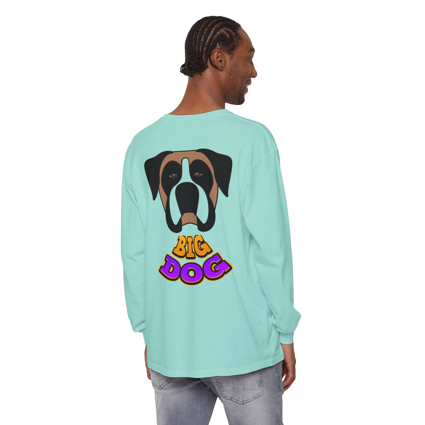 Big Dog Long Sleeve Tee — "Hypug Xenon" Graphic