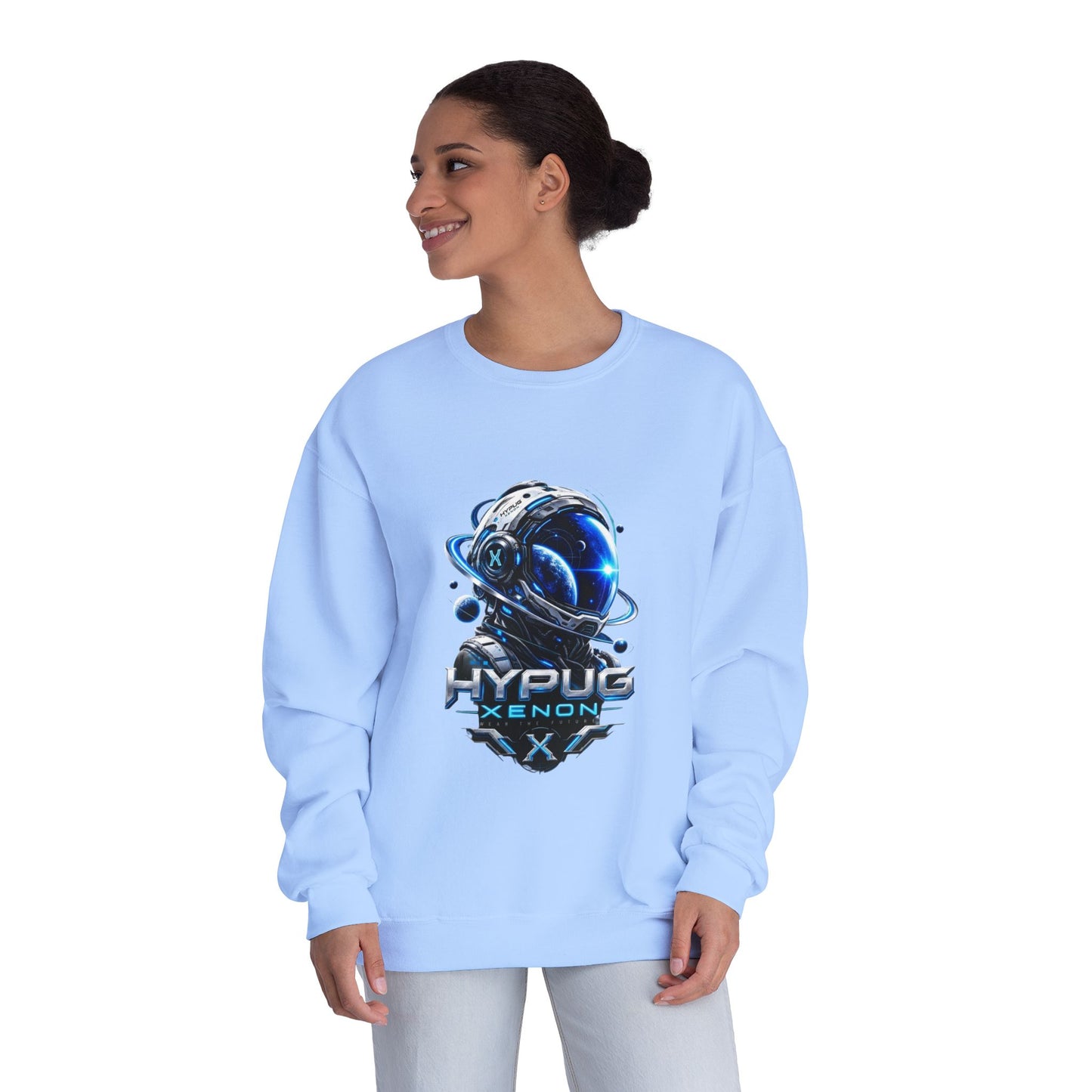 HYPUG XENON Cyber Orbit futuristic cyber streetwear sweatshirt