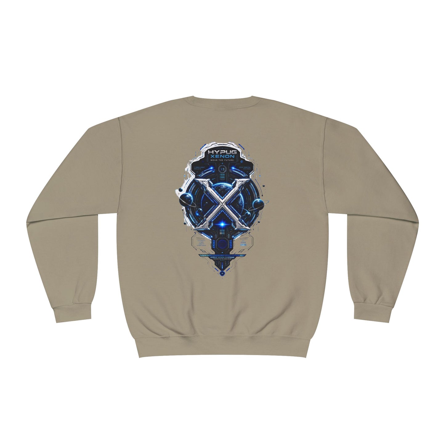 HYPUG XENON Cyber Orbit futuristic cyber streetwear sweatshirt