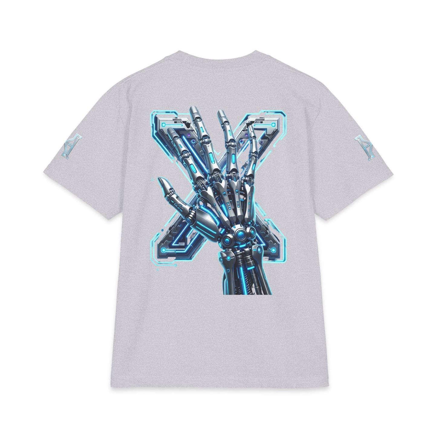 Hypug Cyber Skeleton Tee — Robotic X Ribcage Graphic Shirt