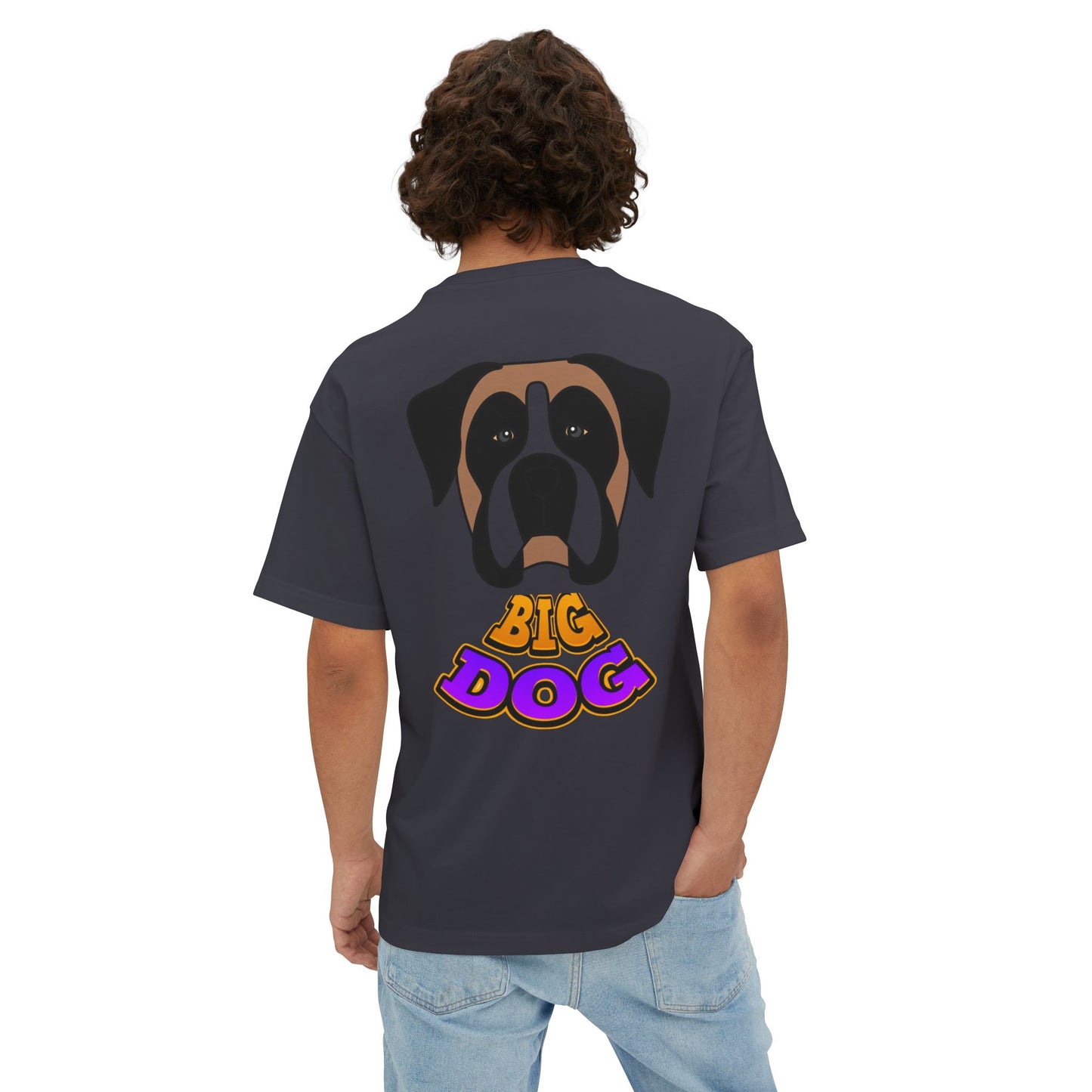 Big Dog Graphic Tee — "HY•PUG" Front Logo & Large Dog Back Print