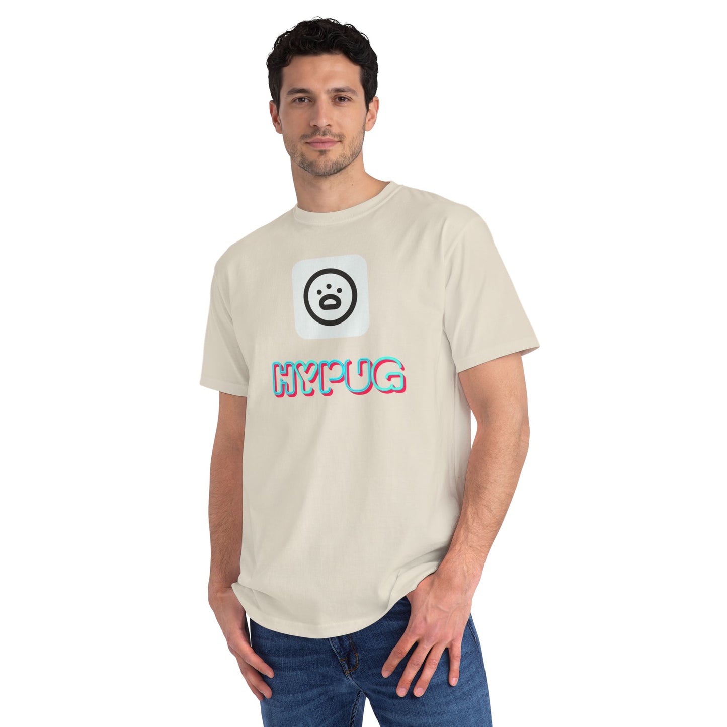 Big Dog Graphic Tee — Retro Pug Face Design