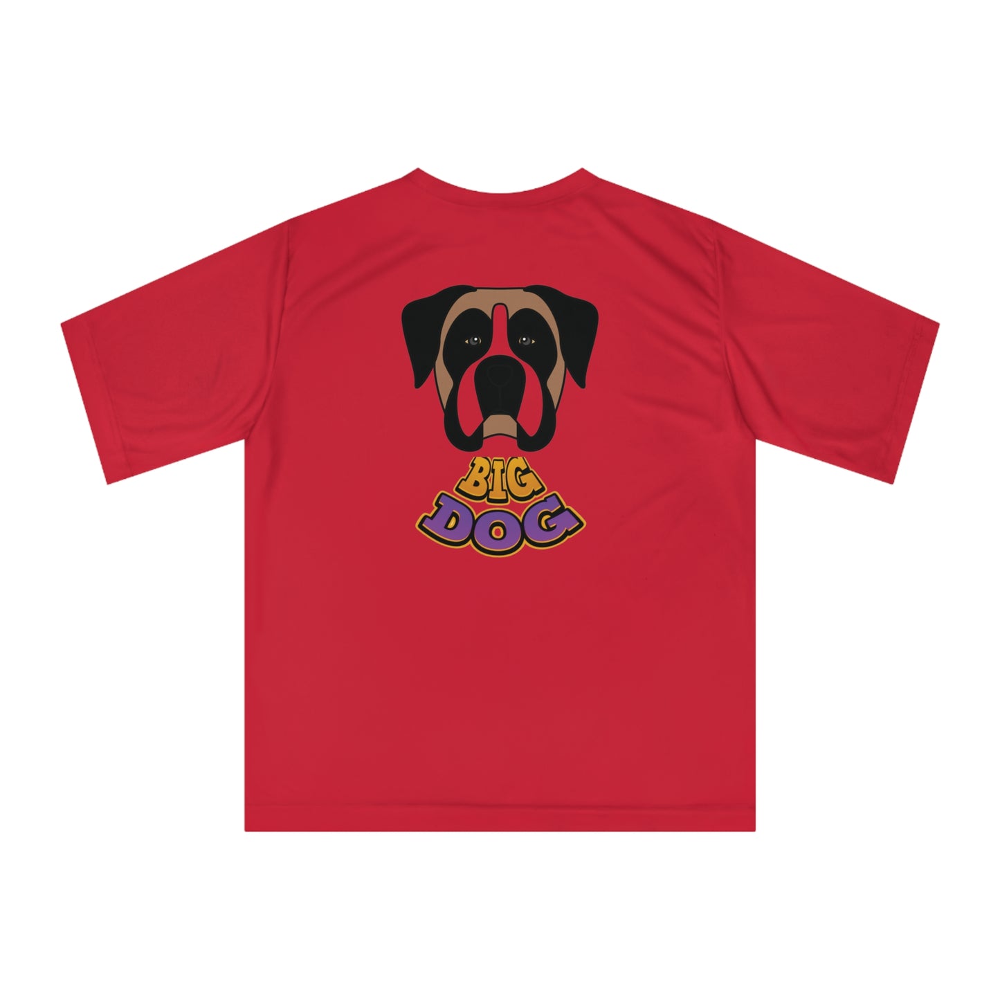 Big Dog Graphic T-Shirt — Cute St. Bernard Illustration with "Big Dog" Text
