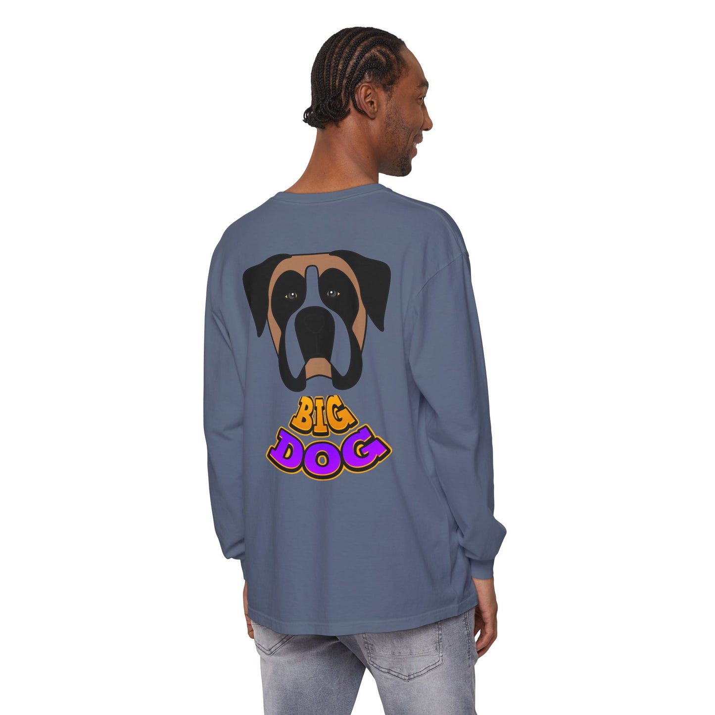Big Dog Long Sleeve Tee — "Hypug Xenon" Graphic