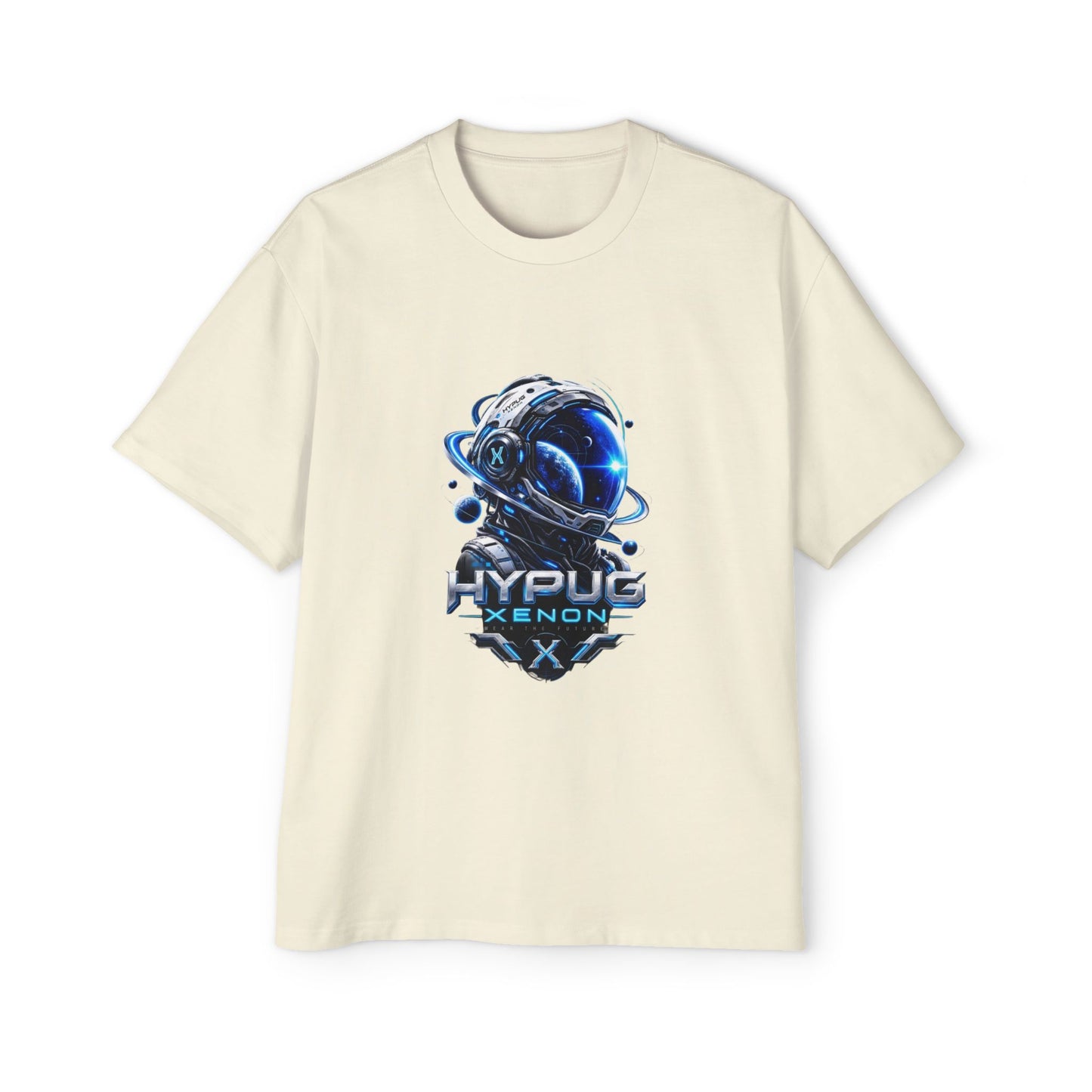 HYPUG XENON Cyber Orbit T-shirt back with futuristic orbital X graphic