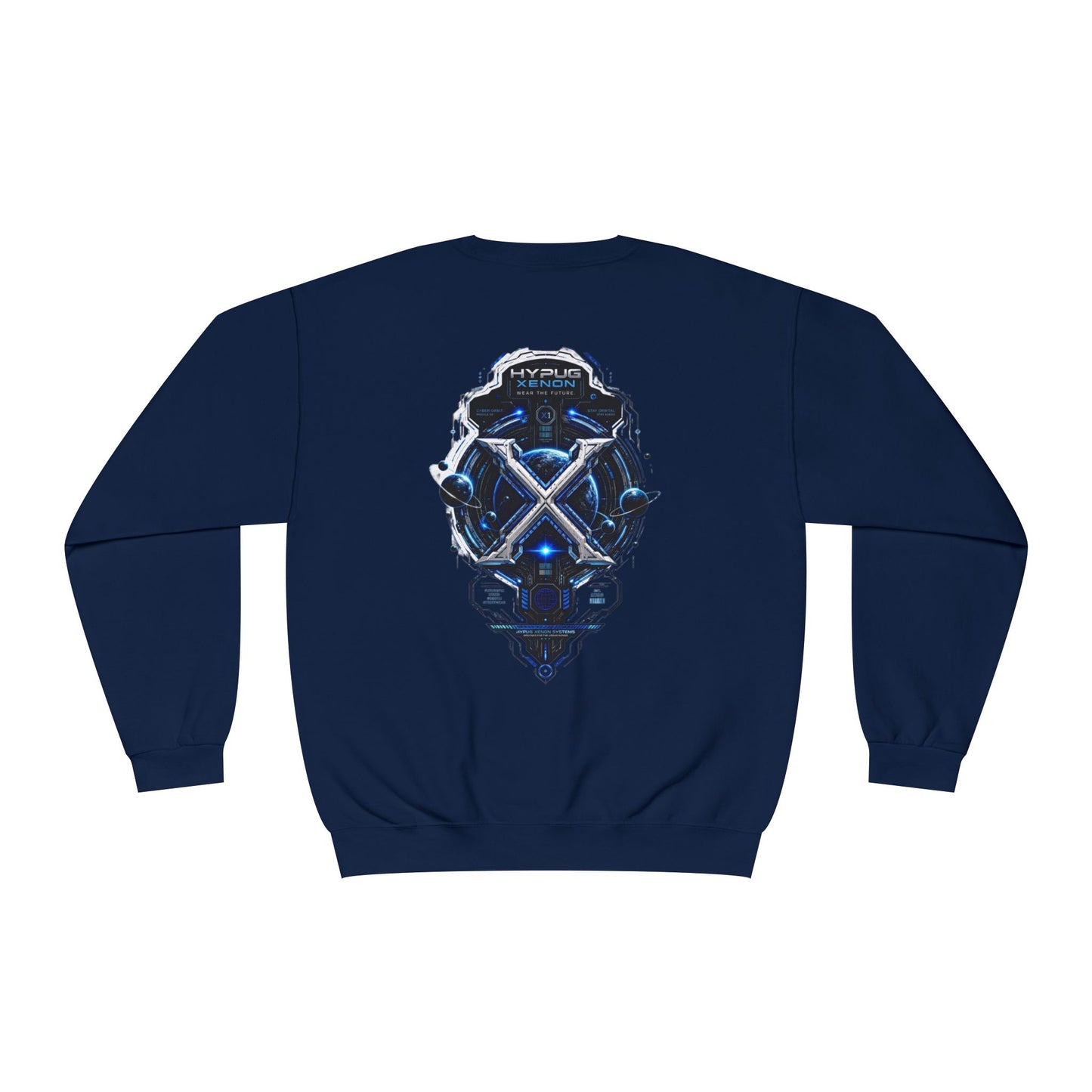 HYPUG XENON Cyber Orbit futuristic cyber streetwear sweatshirt