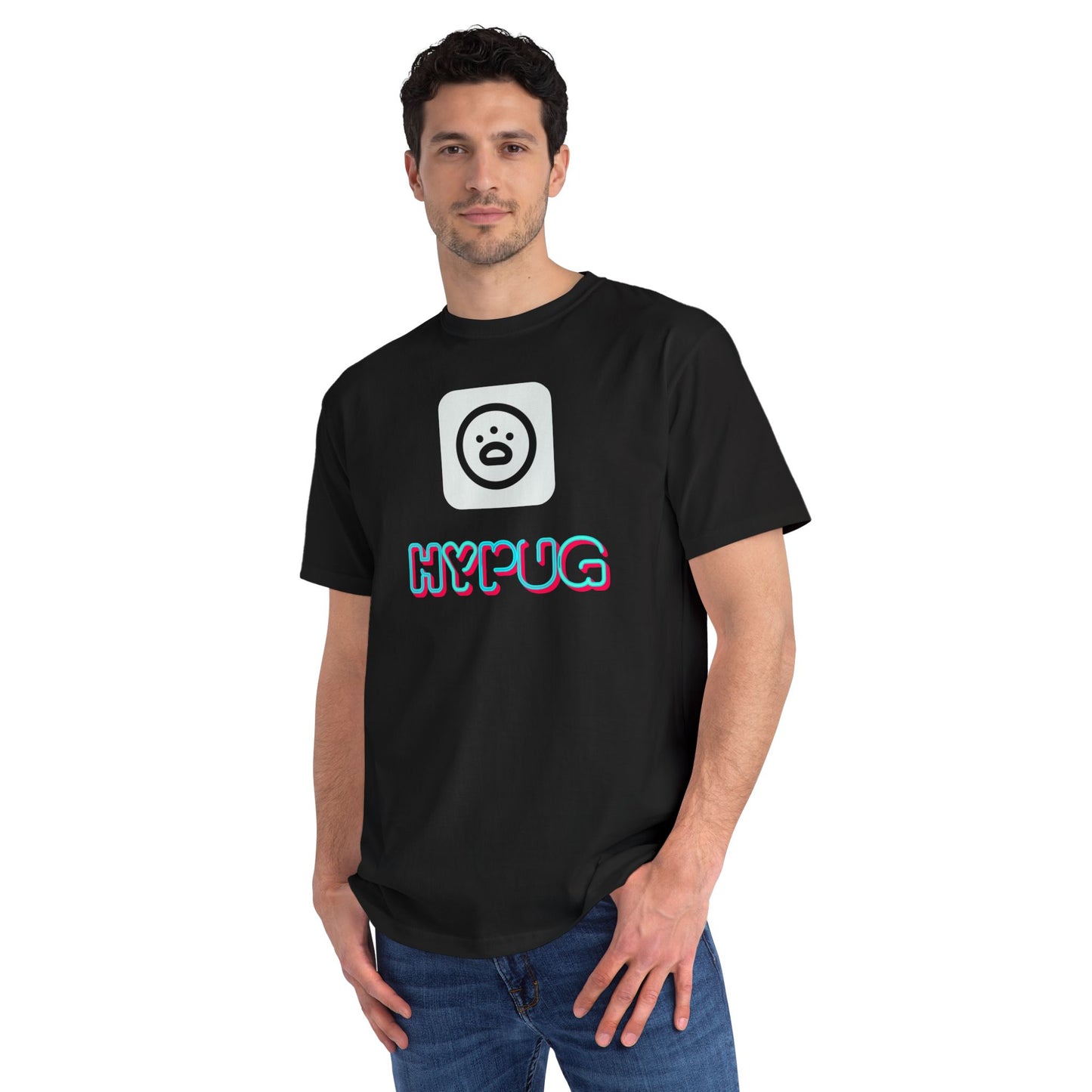 Big Dog Graphic Tee — Retro Pug Face Design