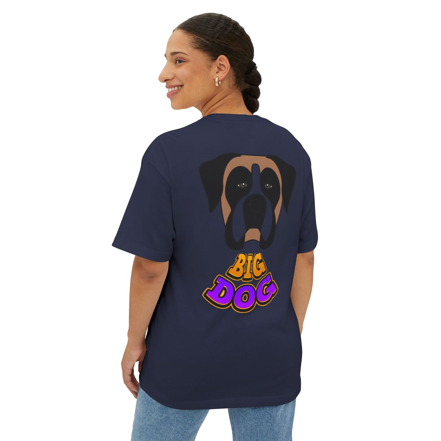 Big Dog Graphic Tee — "HY•PUG" Front Logo & Large Dog Back Print