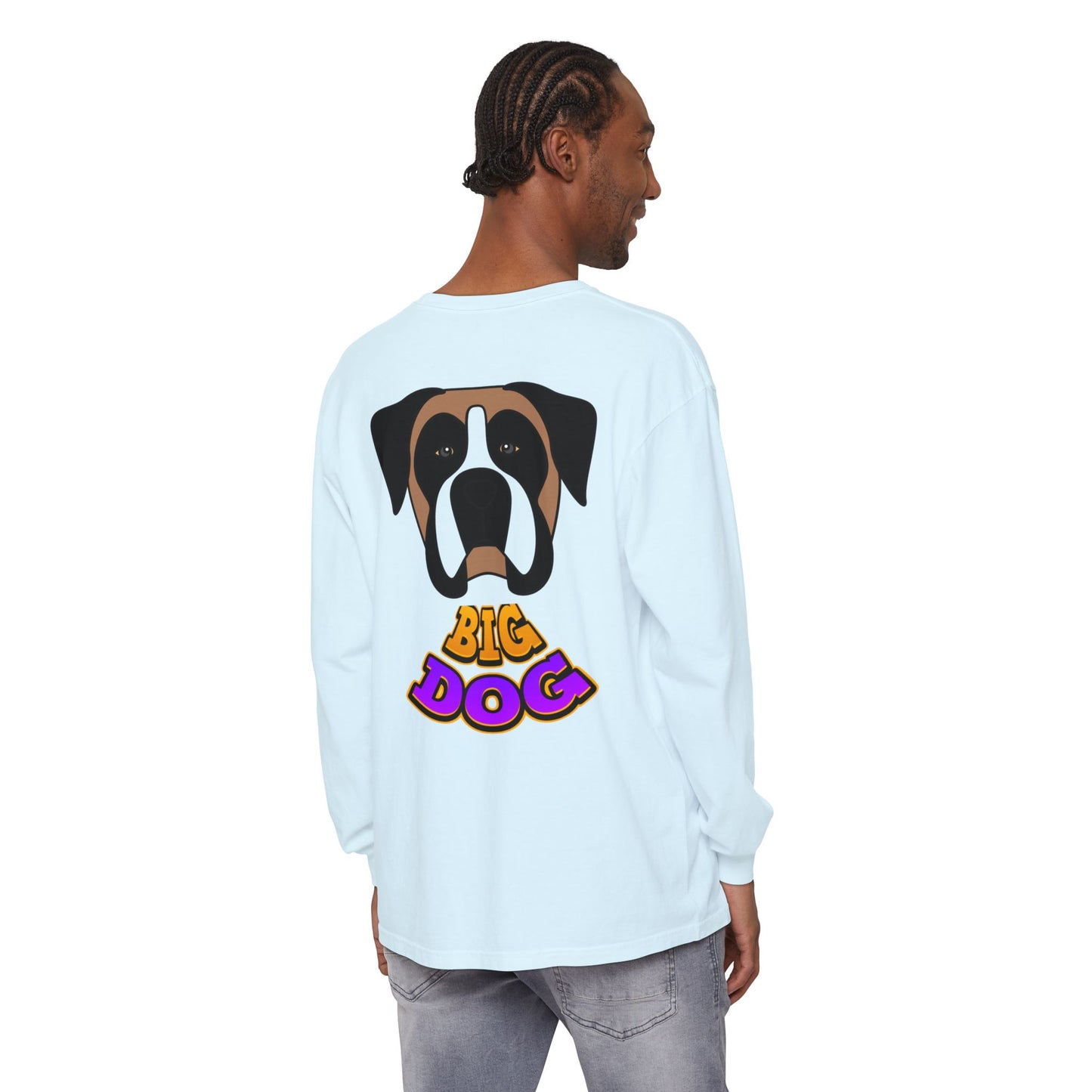 Big Dog Long Sleeve Tee — "Hypug Xenon" Graphic