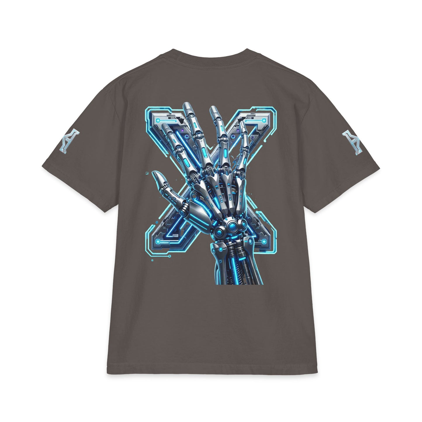 Hypug Cyber Skeleton Tee — Robotic X Ribcage Graphic Shirt