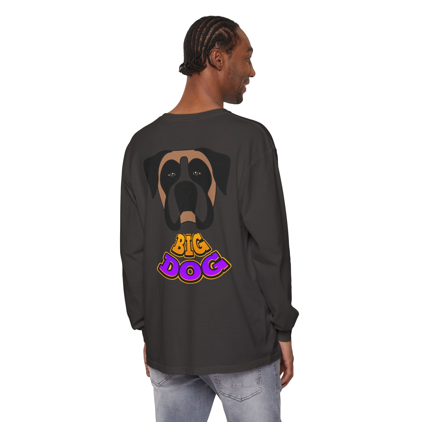 Big Dog Long Sleeve Tee — "Hypug Xenon" Graphic