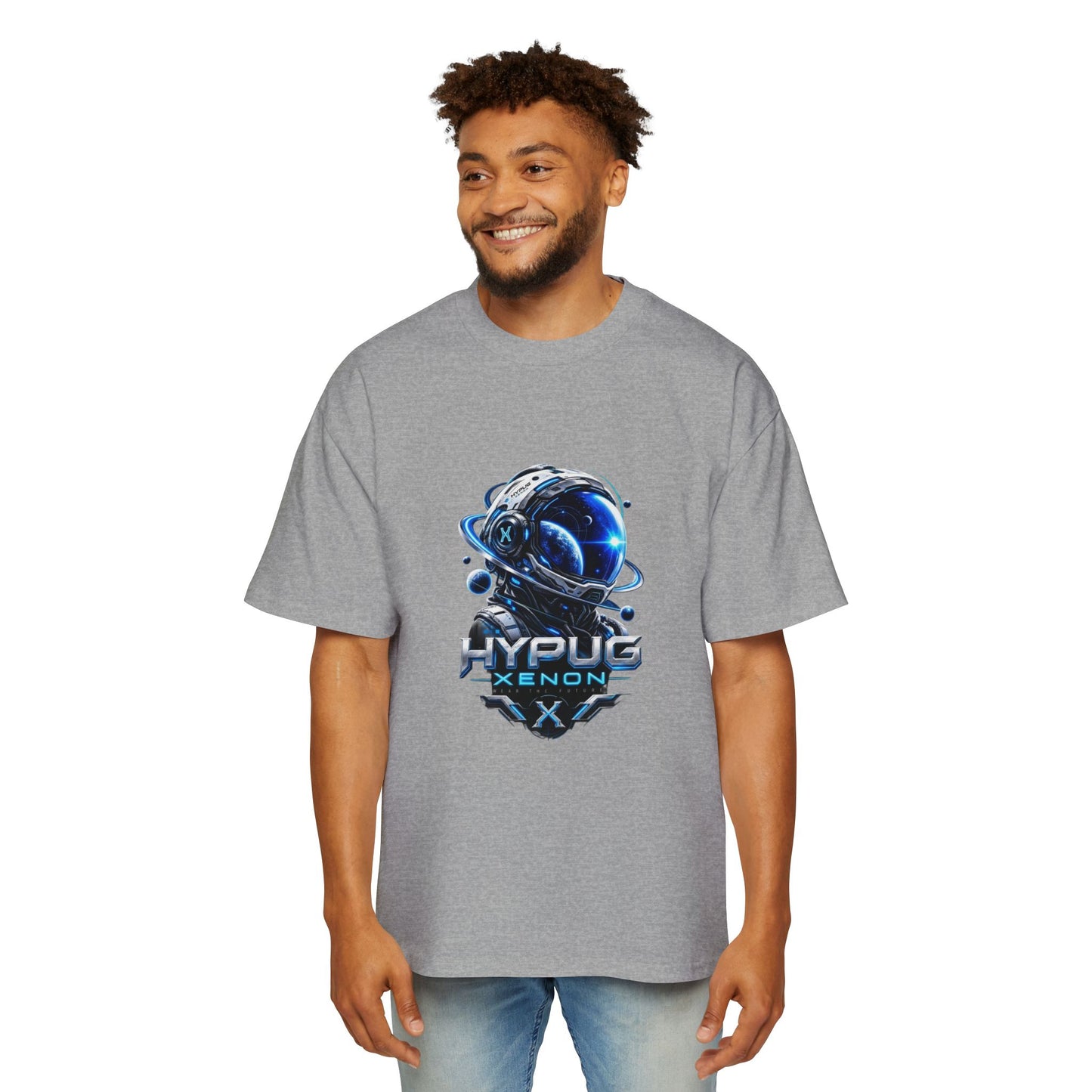 HYPUG XENON Cyber Orbit T-shirt back with futuristic orbital X graphic