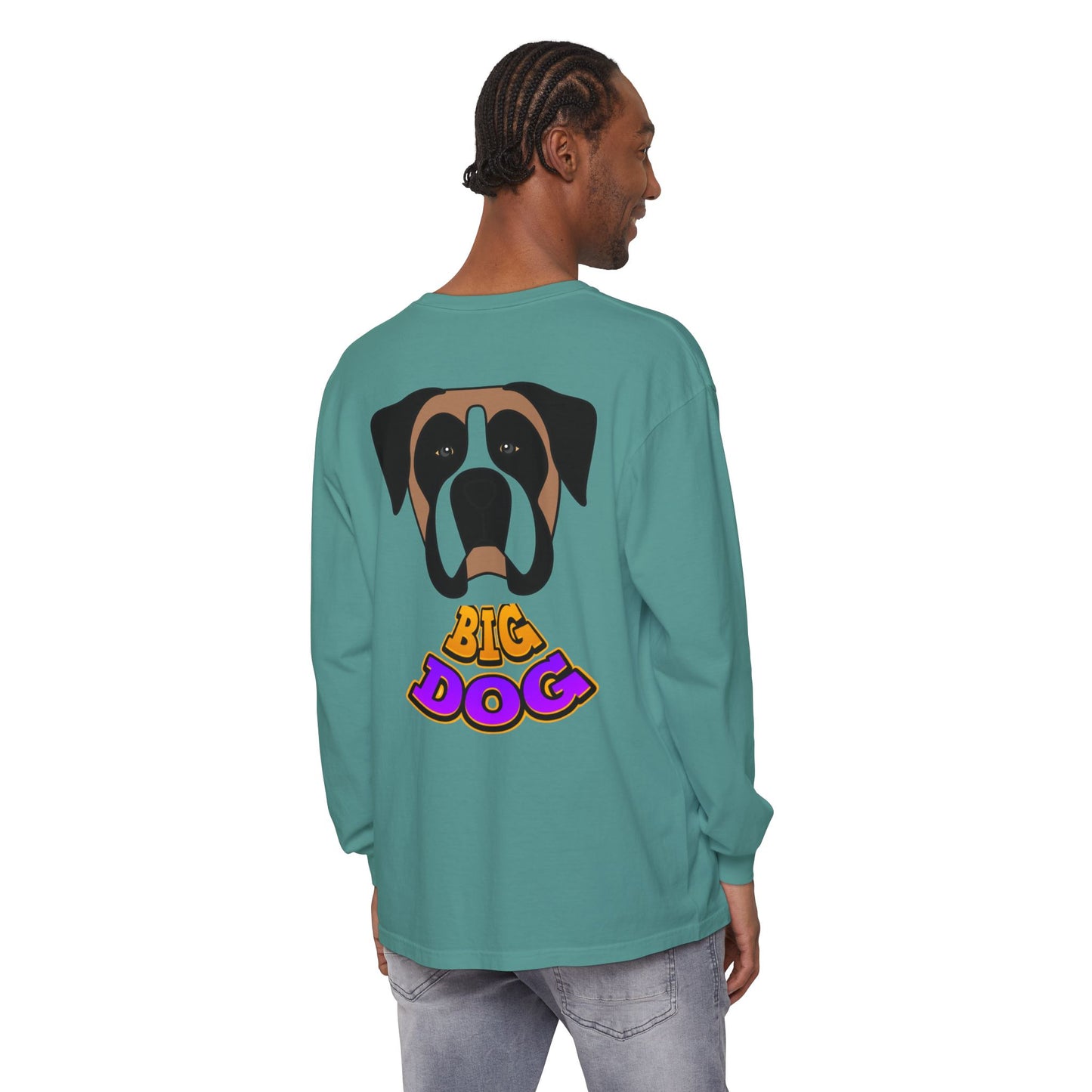 Big Dog Long Sleeve Tee — "Hypug Xenon" Graphic