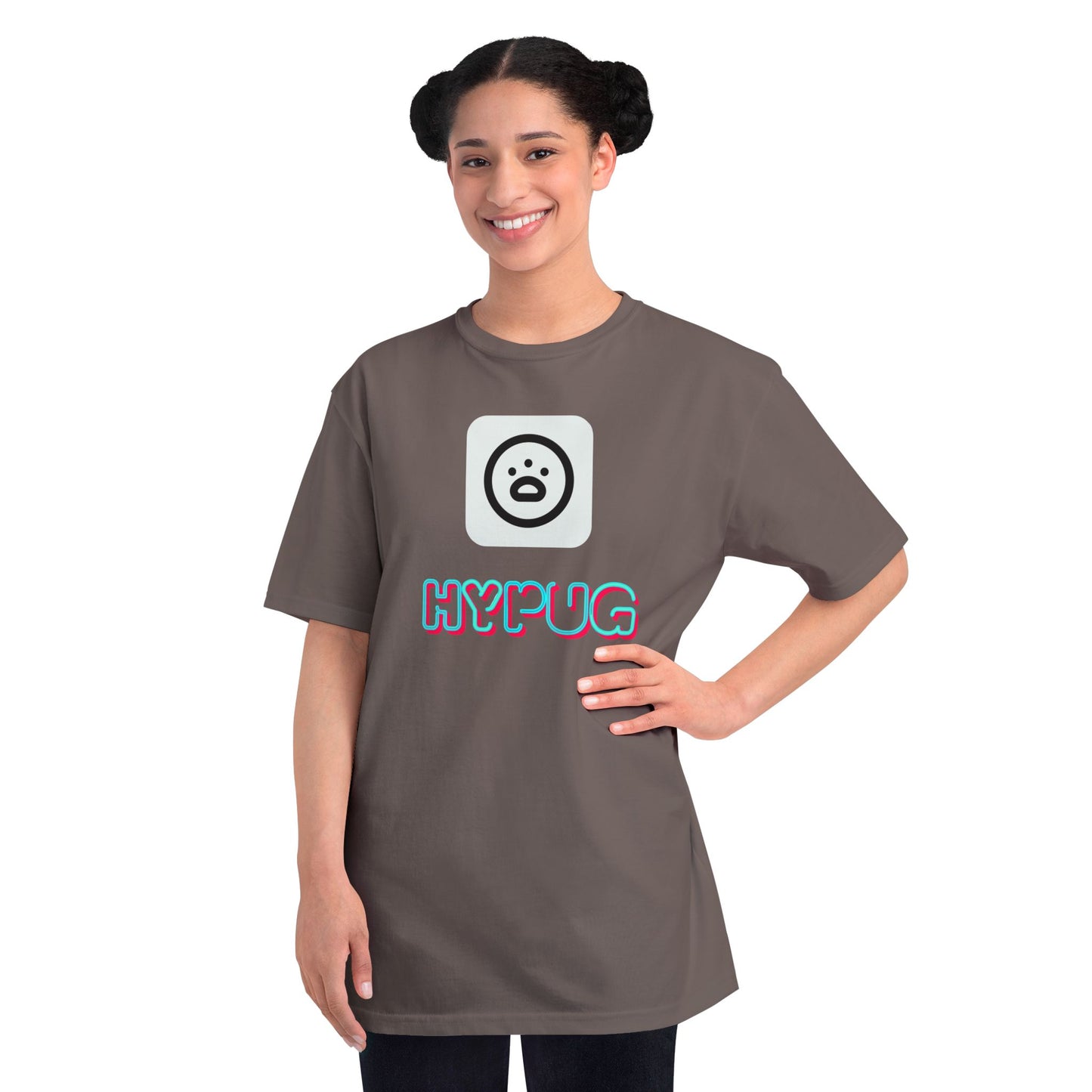 Big Dog Graphic Tee — Retro Pug Face Design