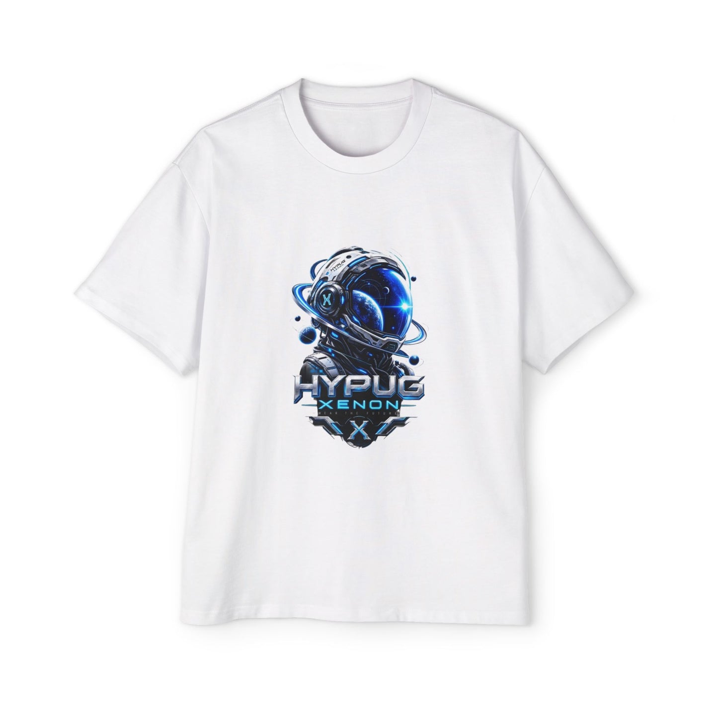 HYPUG XENON Cyber Orbit T-shirt back with futuristic orbital X graphic