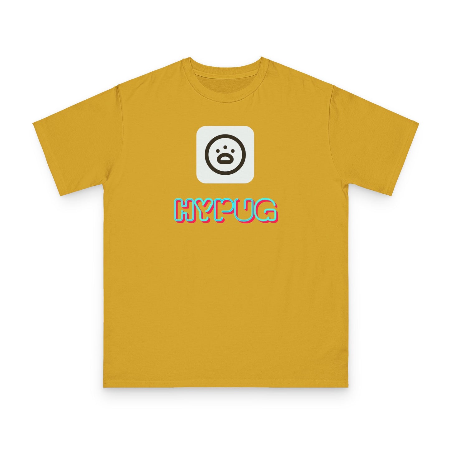 Big Dog Graphic Tee — Retro Pug Face Design