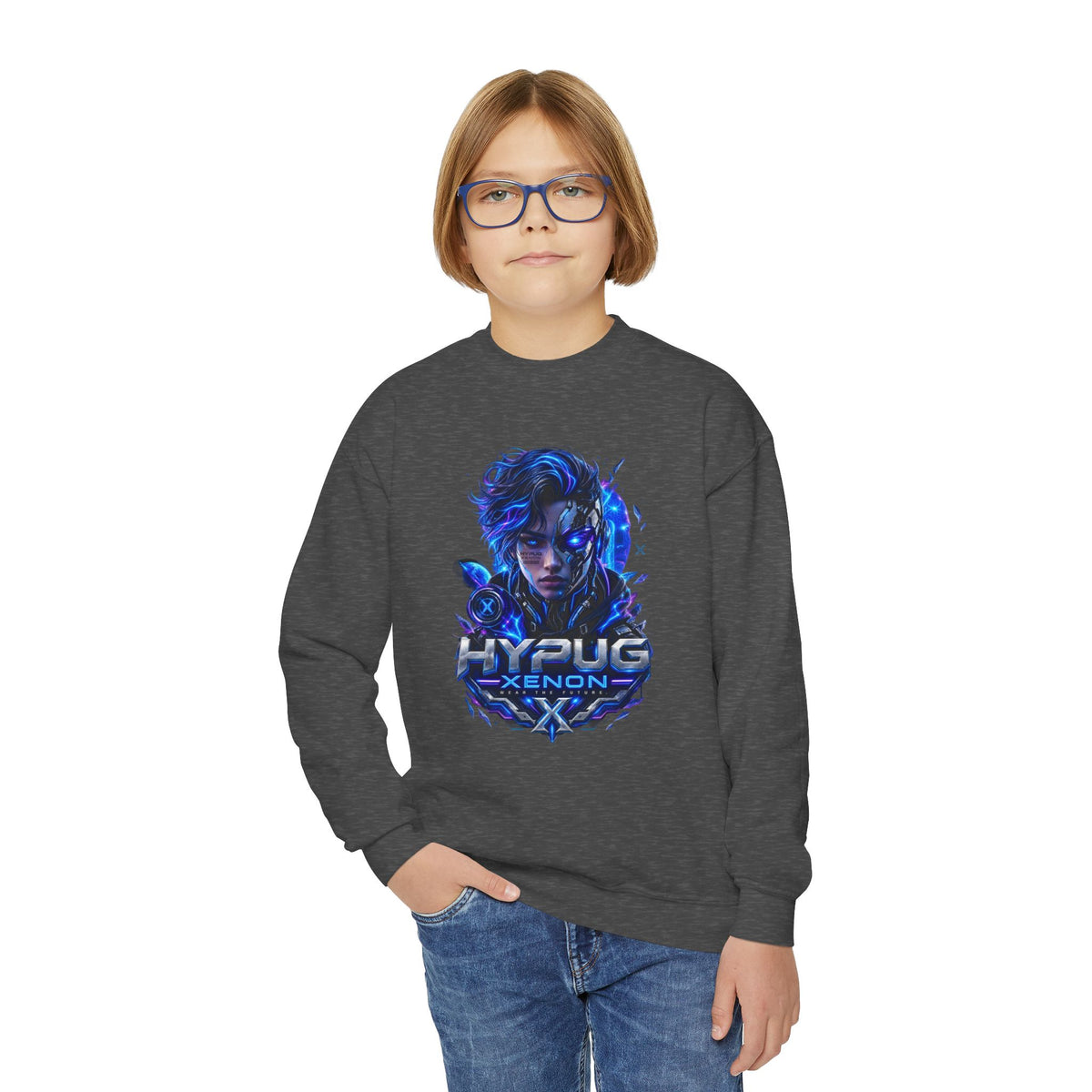 HYPUG XENON — DIGITAL FLUX SWEATSHIRT DROP 1