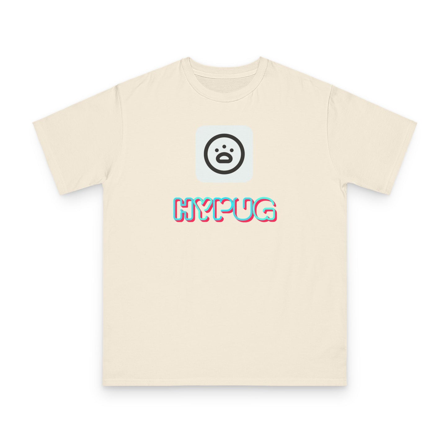 Big Dog Graphic Tee — Retro Pug Face Design