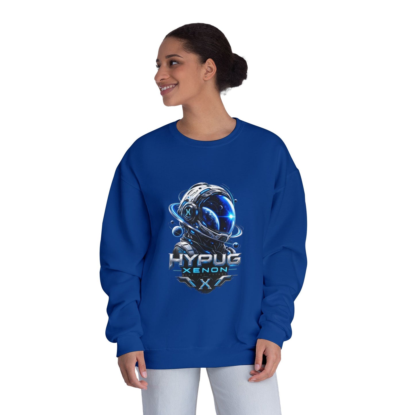 HYPUG XENON Cyber Orbit futuristic cyber streetwear sweatshirt