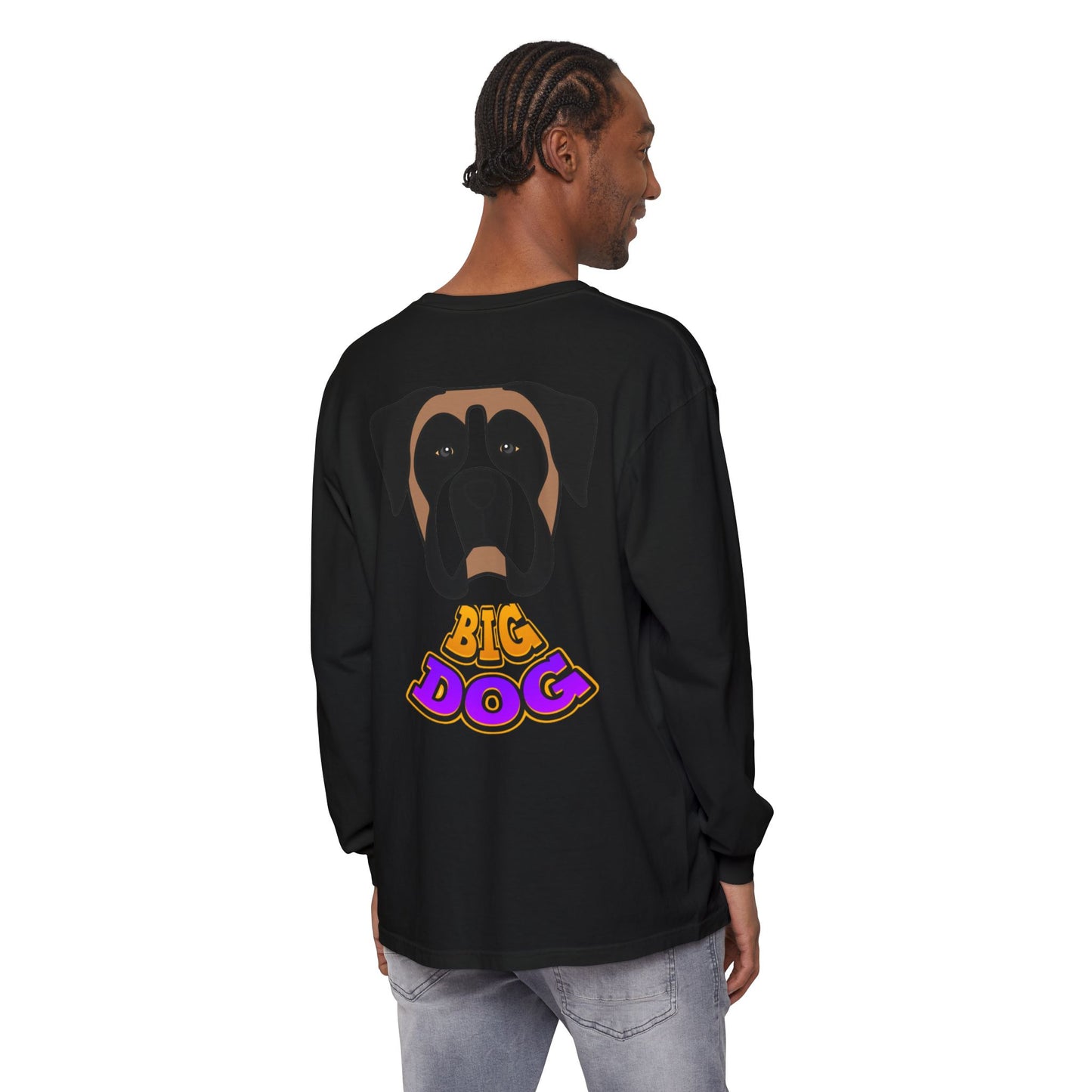 Big Dog Long Sleeve Tee — "Hypug Xenon" Graphic