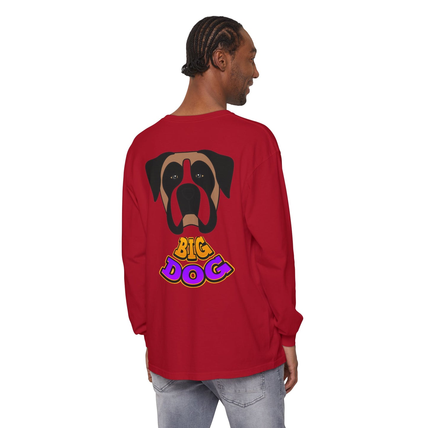 Big Dog Long Sleeve Tee — "Hypug Xenon" Graphic