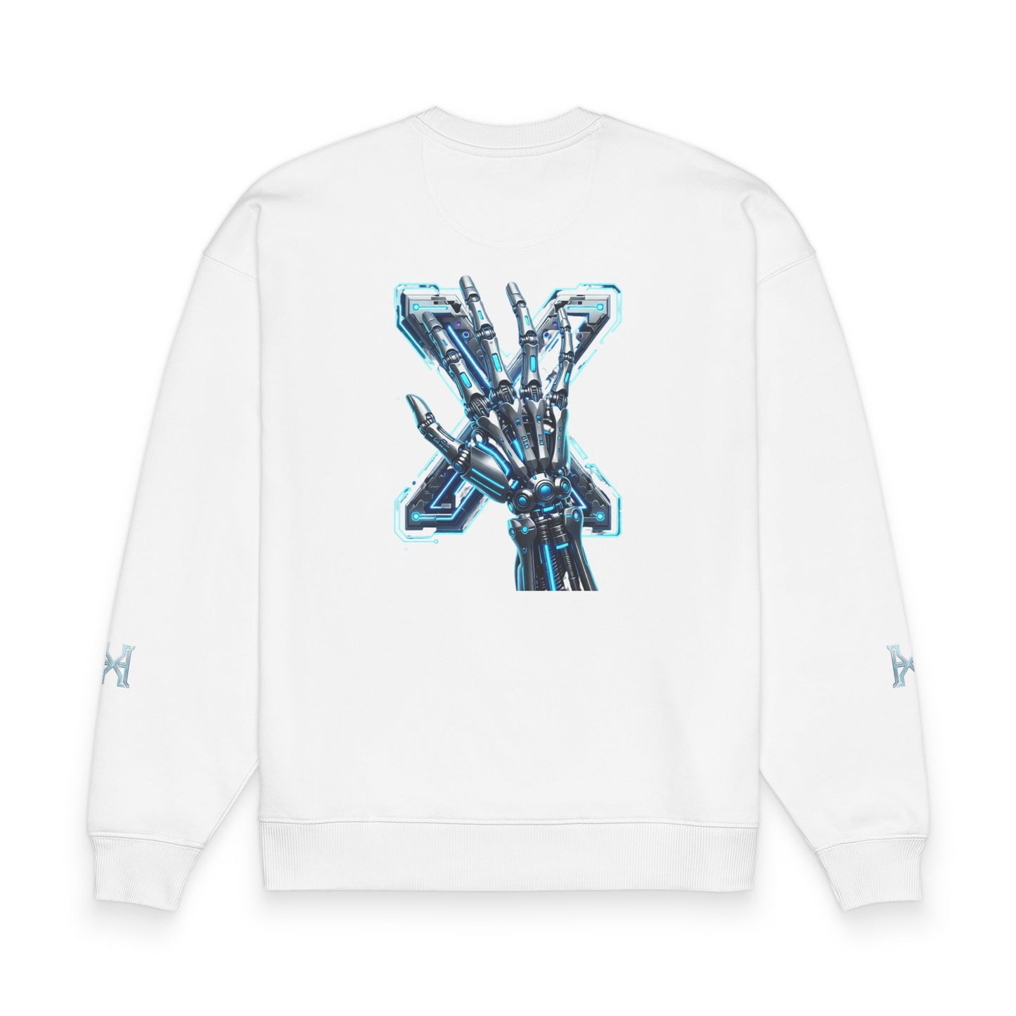 Hypug Xenon Skeleton X Sweatshirt — Futuristic Anatomical Graphic Crewneck