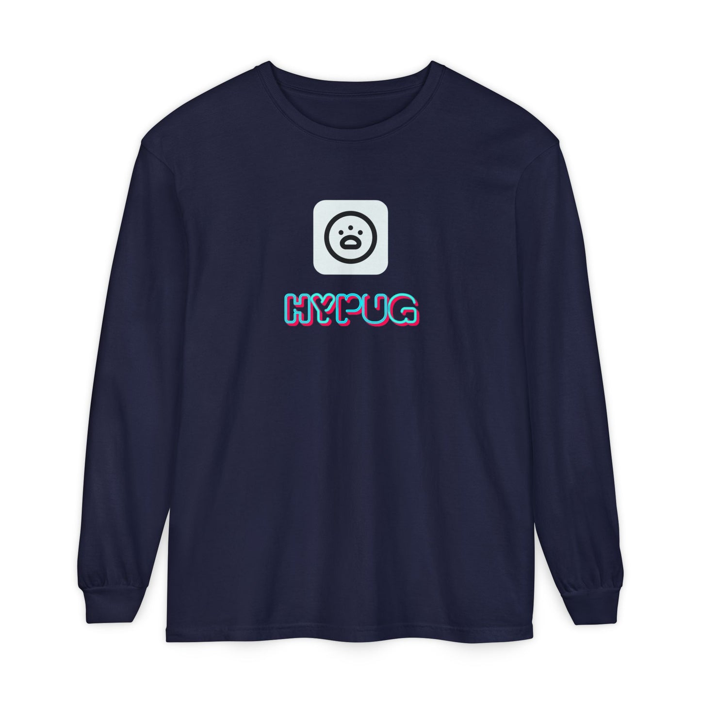 Big Dog Long Sleeve Tee — "Hypug Xenon" Graphic