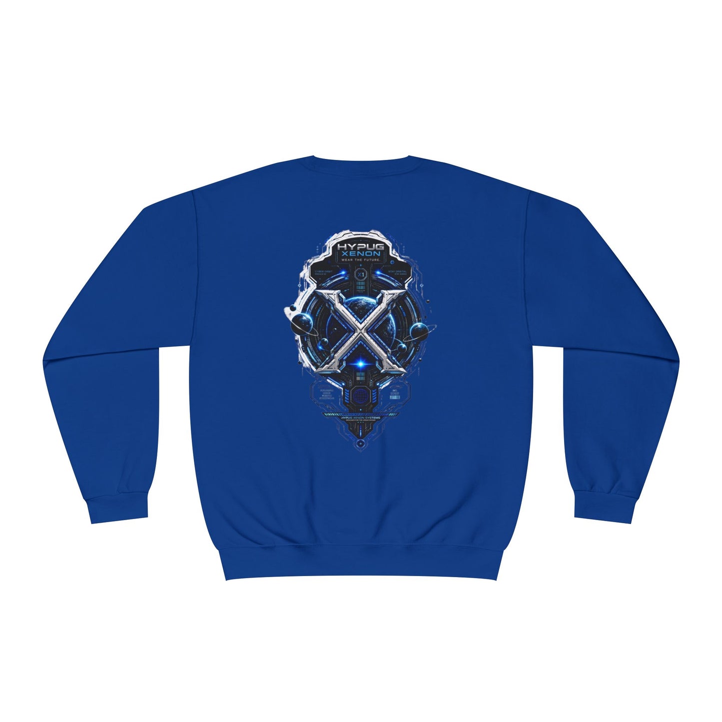 HYPUG XENON Cyber Orbit futuristic cyber streetwear sweatshirt