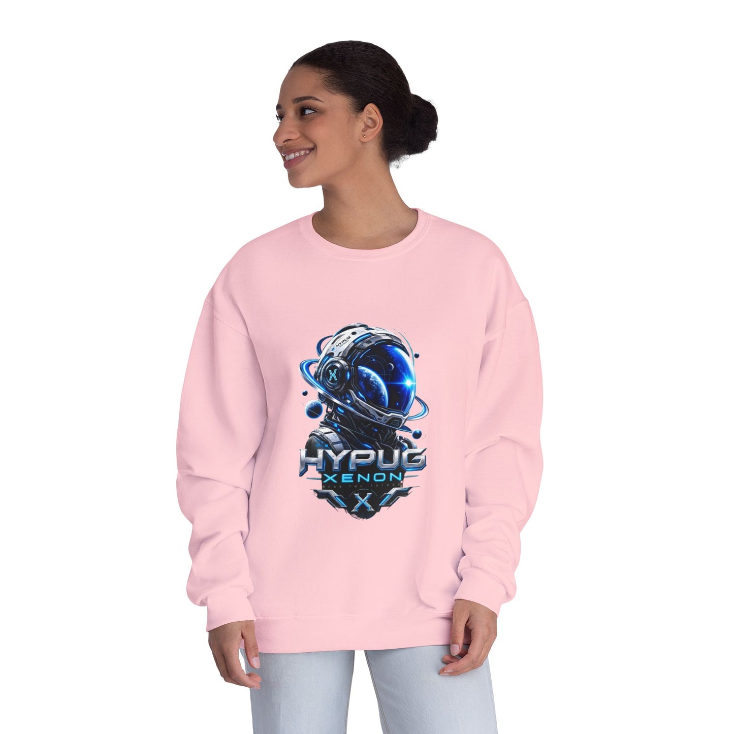 HYPUG XENON Cyber Orbit futuristic cyber streetwear sweatshirt
