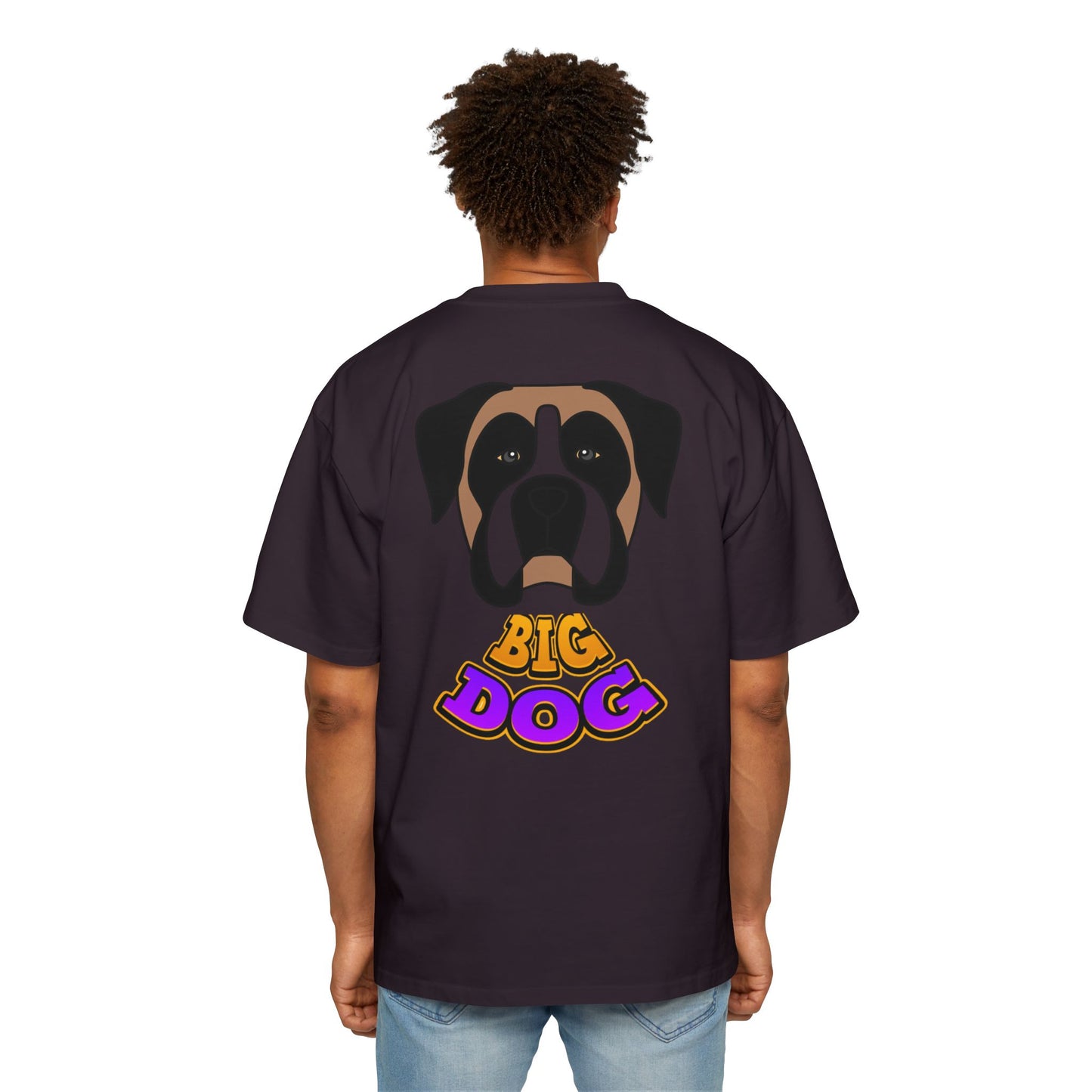 Big Dog Boxer T‑Shirt — 'Hyfug' Retro Logo Graphic Tee for Dog Lovers