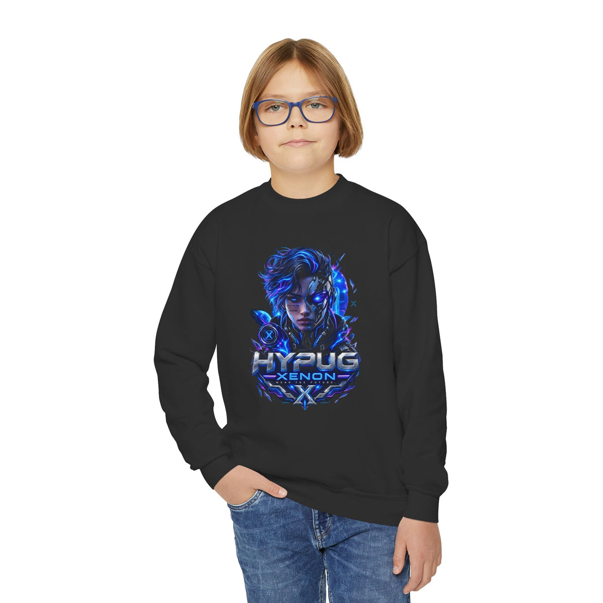 HYPUG XENON — DIGITAL FLUX SWEATSHIRT DROP 1