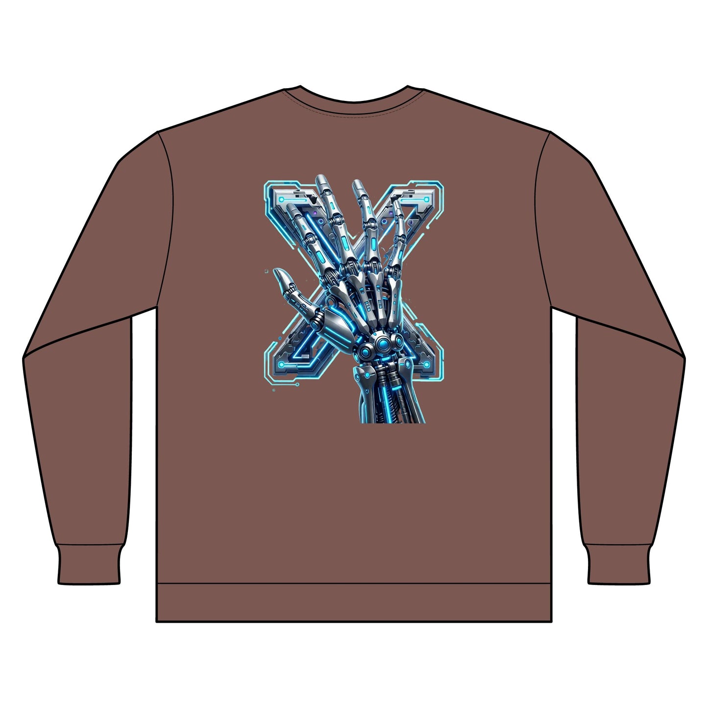 Hypug Xenon Ribcage X-Ray Long Sleeve — Skeleton Chest Anatomy Graphic Shirt