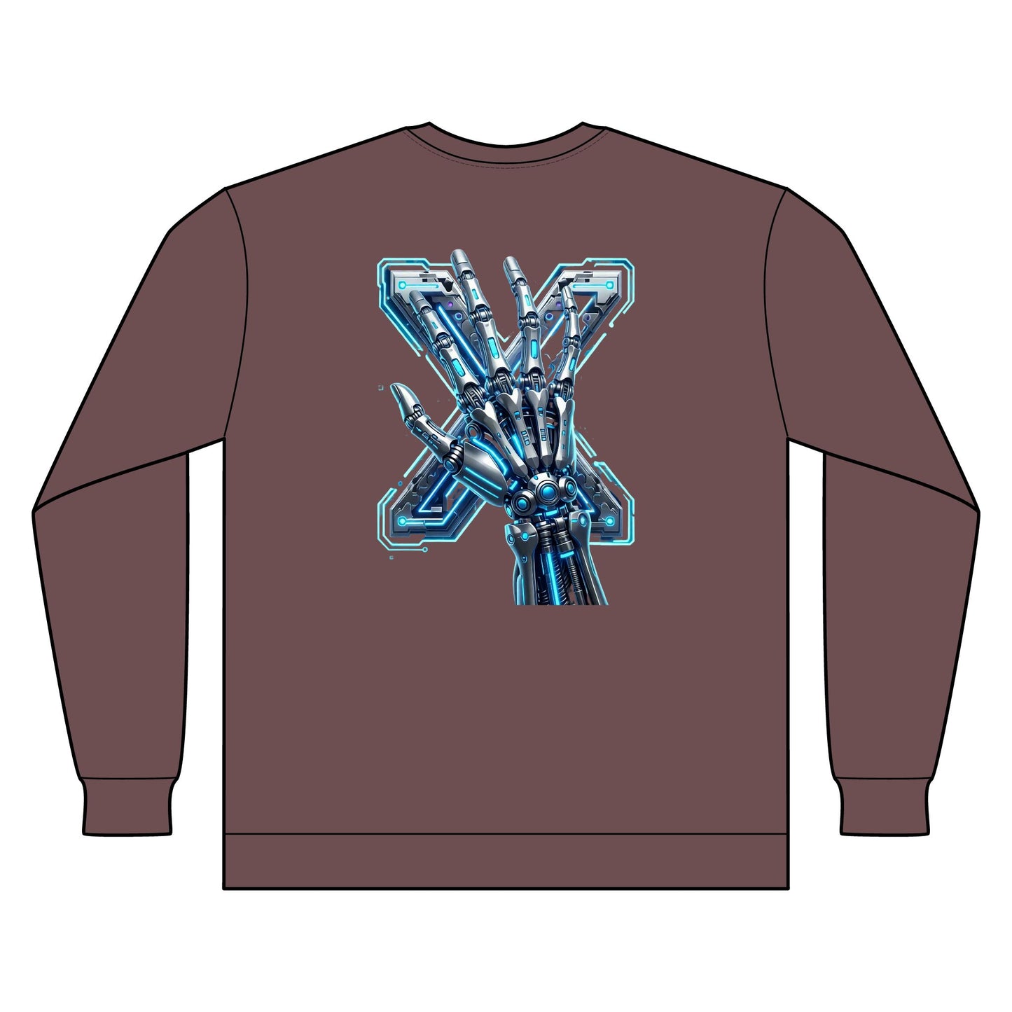 Hypug Xenon Ribcage X-Ray Long Sleeve — Skeleton Chest Anatomy Graphic Shirt
