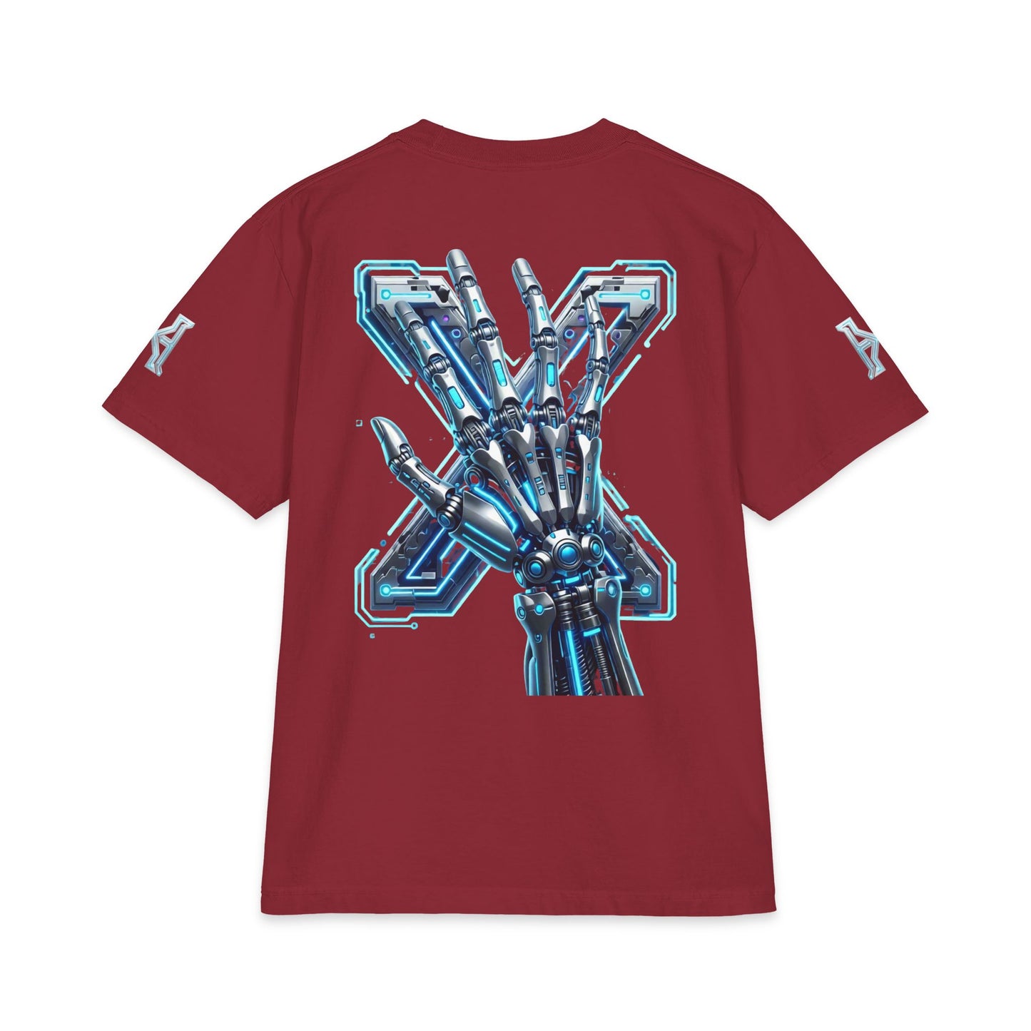 Hypug Cyber Skeleton Tee — Robotic X Ribcage Graphic Shirt