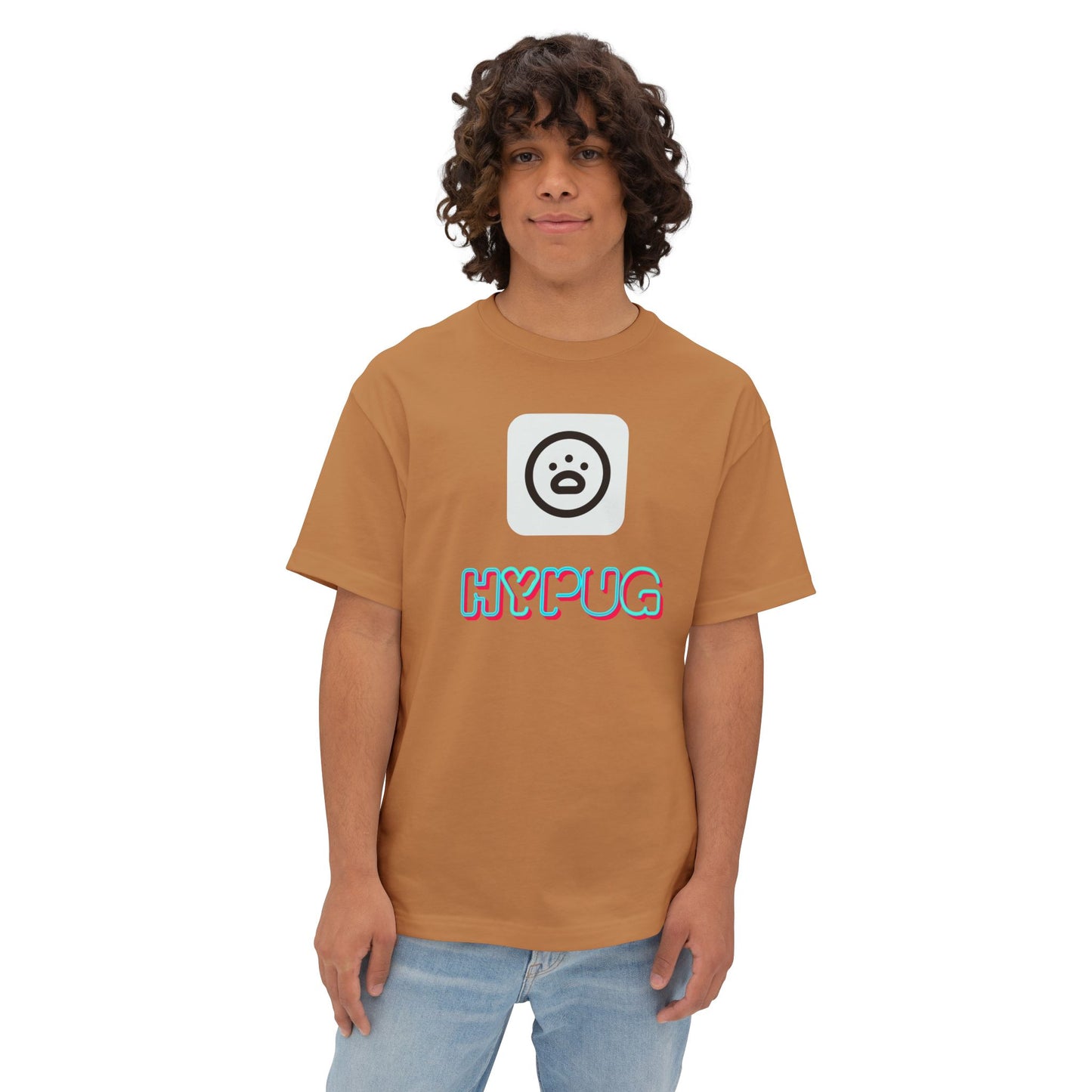 Big Dog Graphic Tee — "HY•PUG" Front Logo & Large Dog Back Print