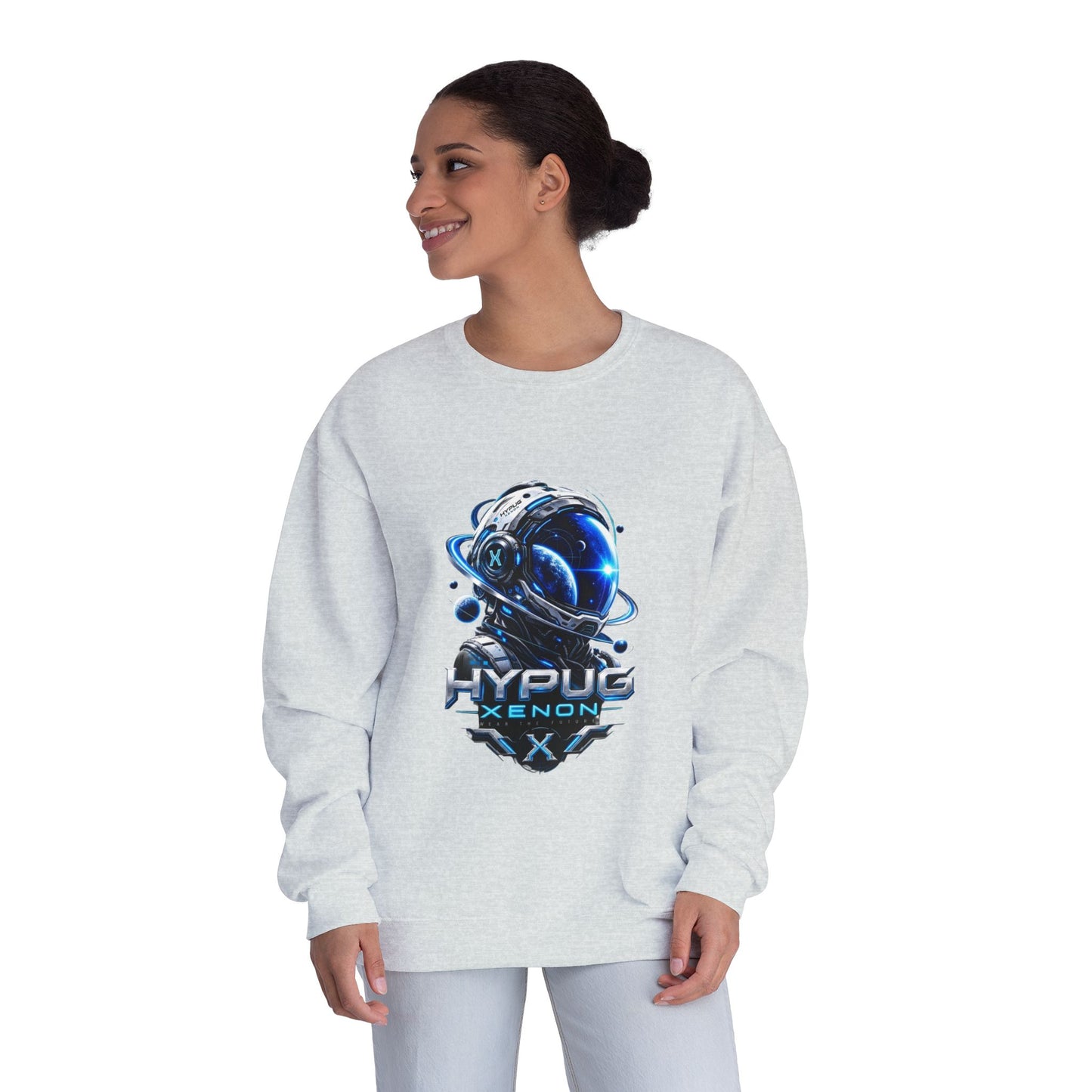 HYPUG XENON Cyber Orbit futuristic cyber streetwear sweatshirt