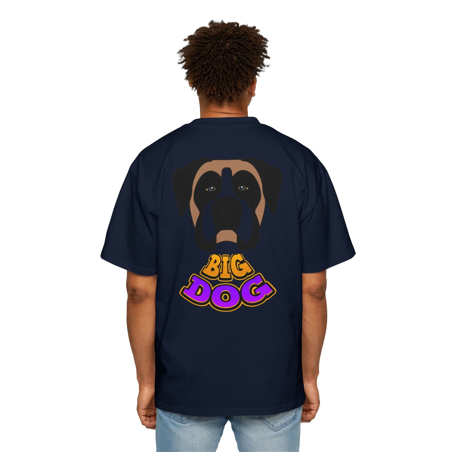 Big Dog Boxer T‑Shirt — 'Hyfug' Retro Logo Graphic Tee for Dog Lovers