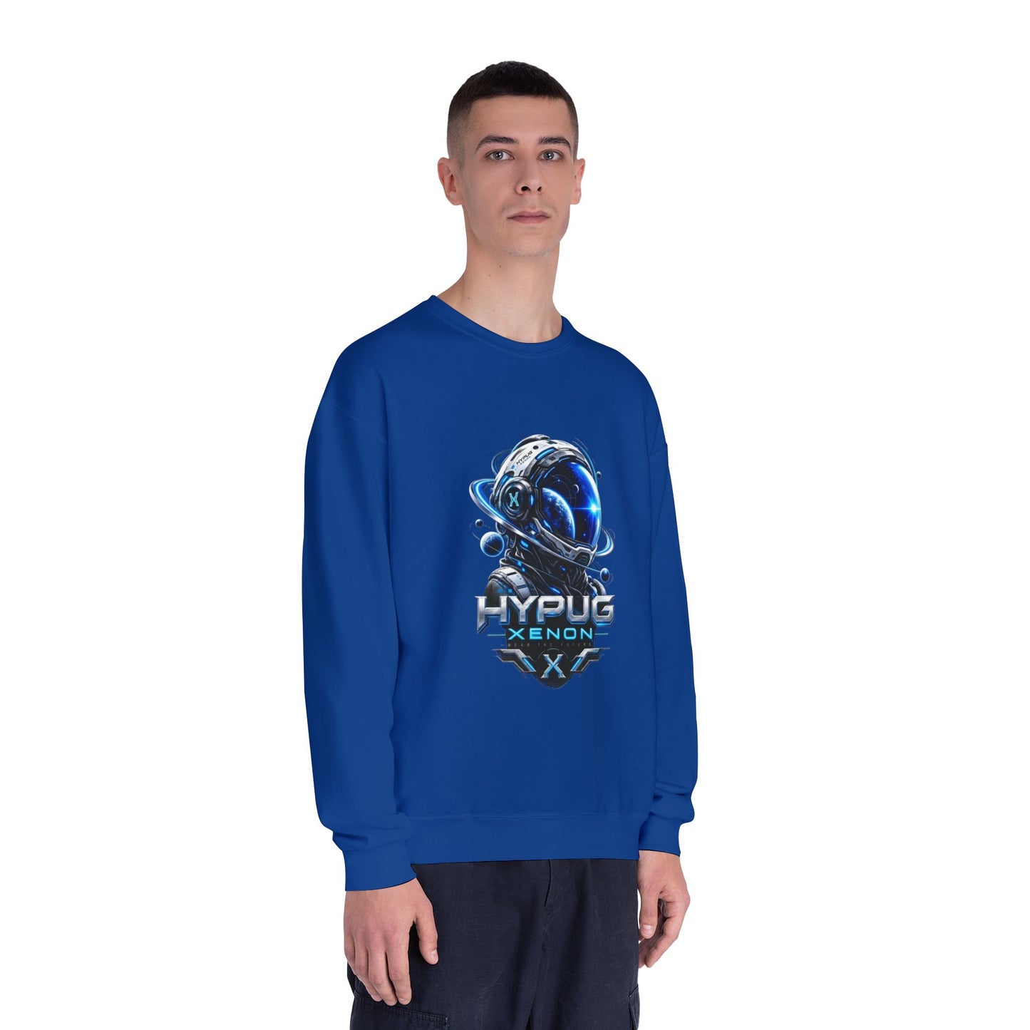 HYPUG XENON Cyber Orbit futuristic cyber streetwear sweatshirt