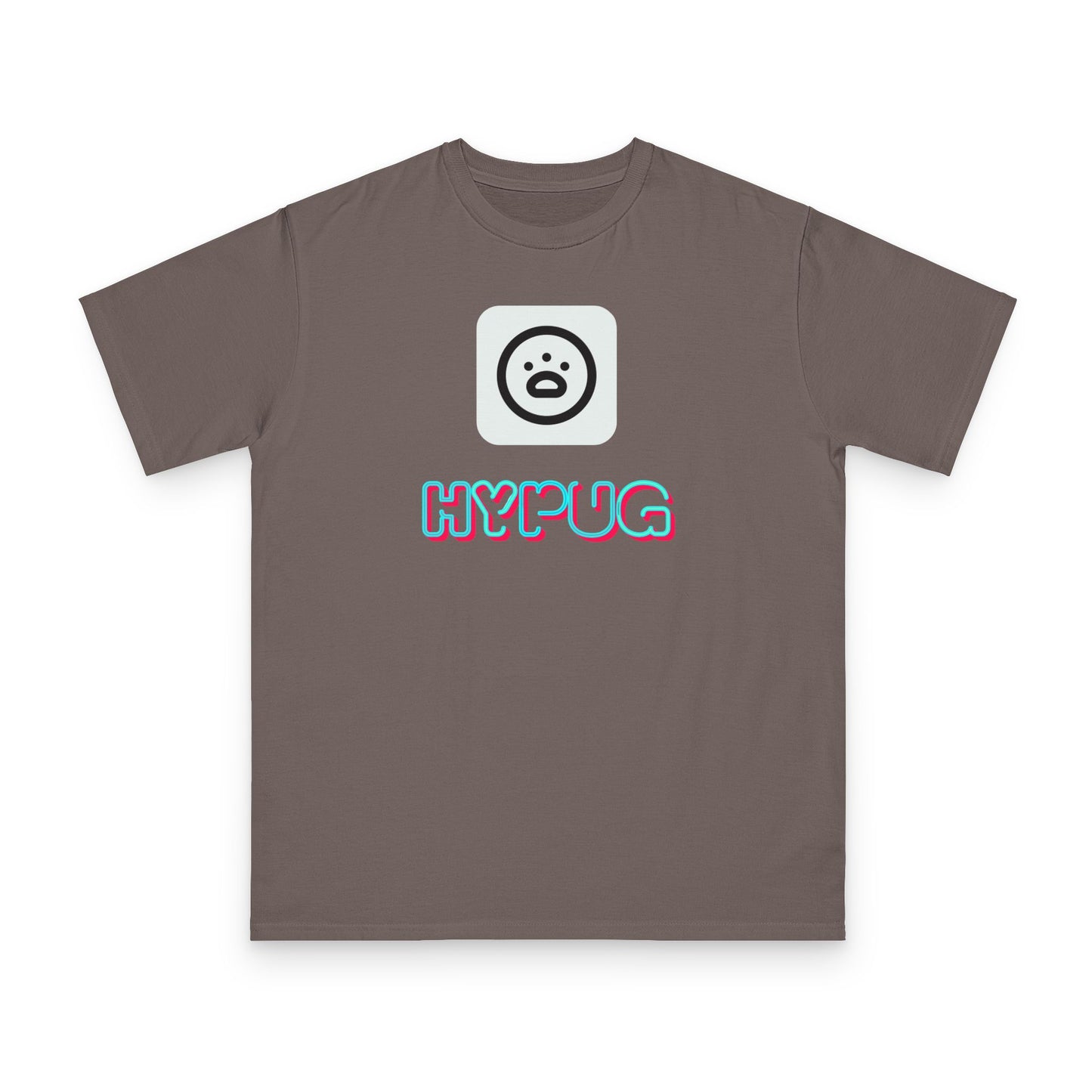 Big Dog Graphic Tee — Retro Pug Face Design