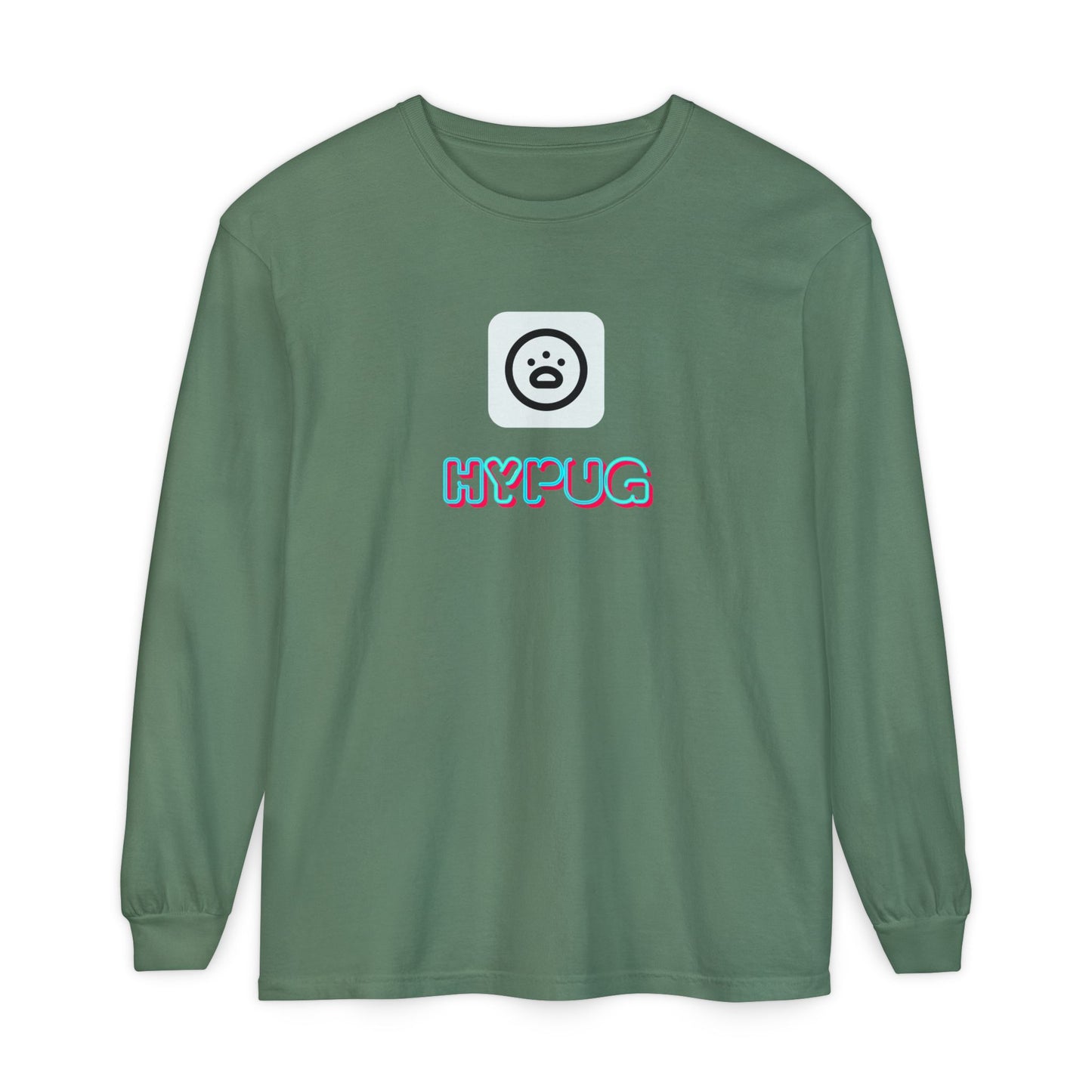 Big Dog Long Sleeve Tee — "Hypug Xenon" Graphic