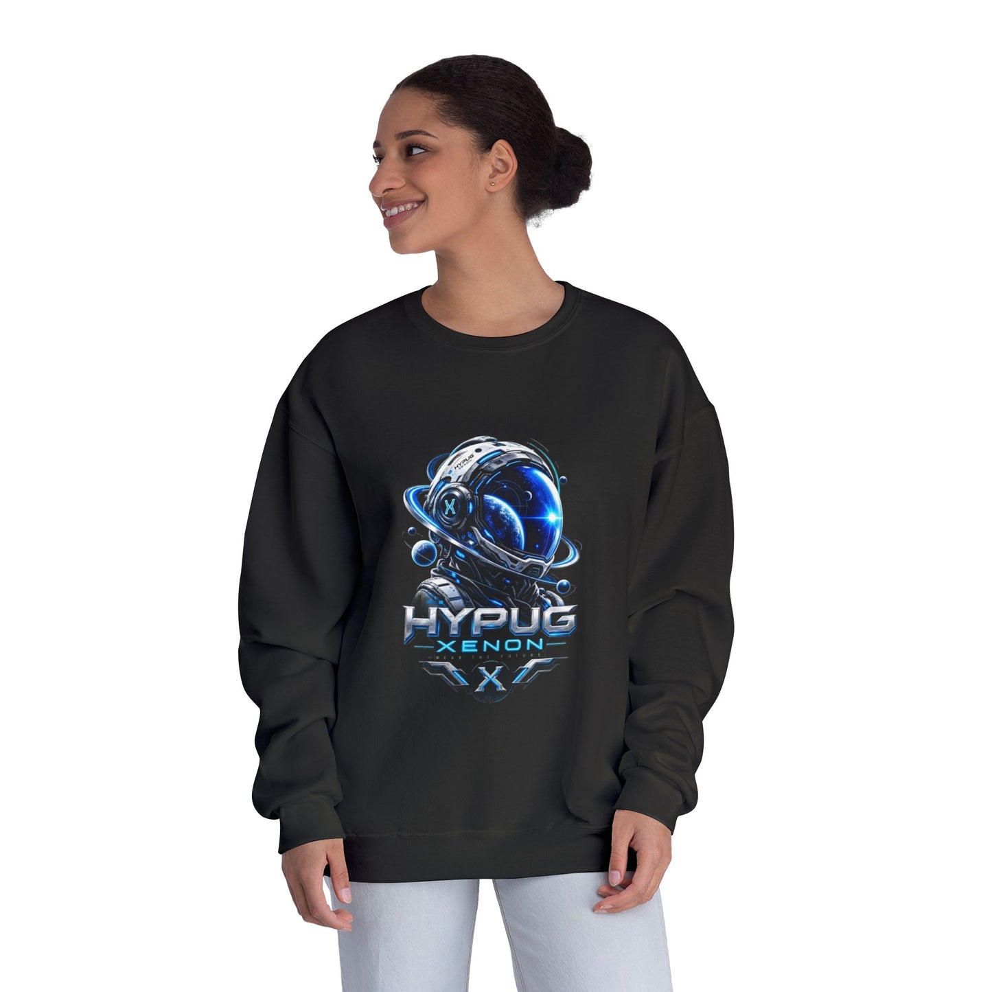 HYPUG XENON Cyber Orbit futuristic cyber streetwear sweatshirt