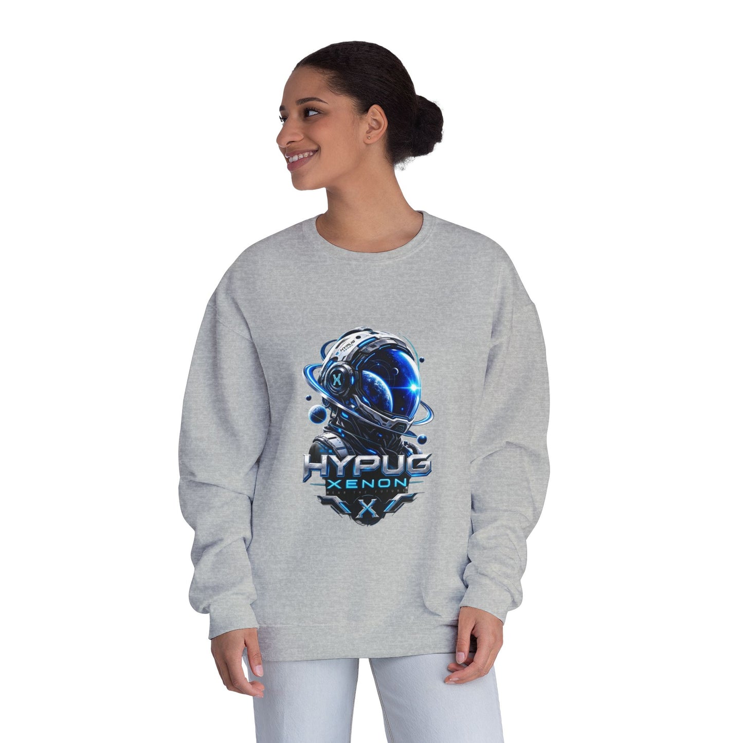 HYPUG XENON Cyber Orbit futuristic cyber streetwear sweatshirt