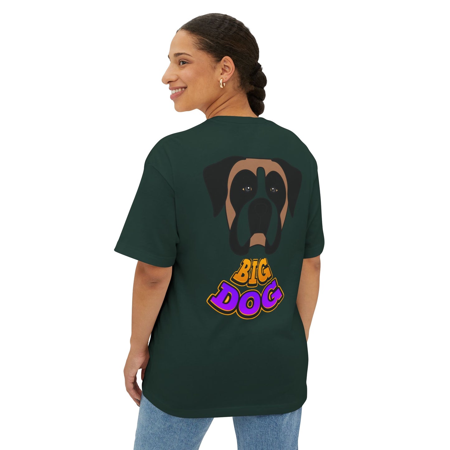 Big Dog Graphic Tee — "HY•PUG" Front Logo & Large Dog Back Print