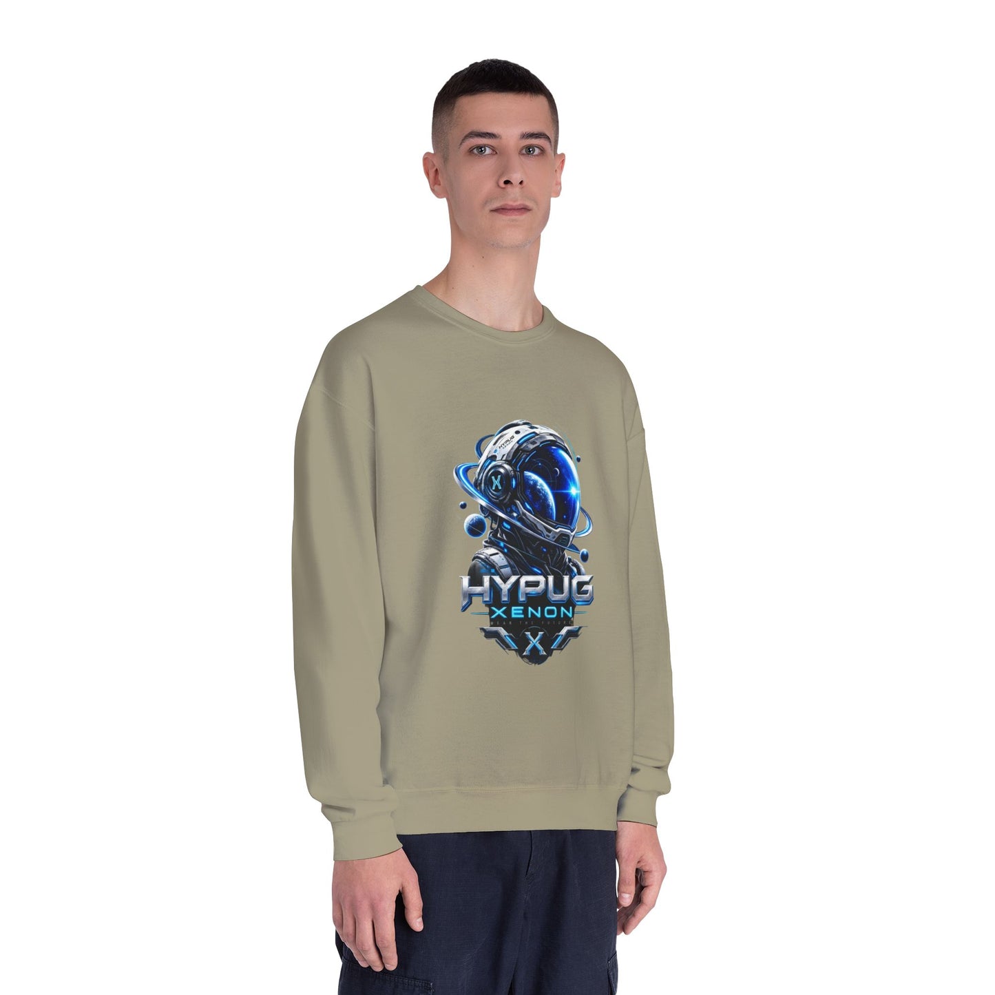 HYPUG XENON Cyber Orbit futuristic cyber streetwear sweatshirt