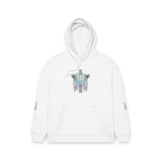 Hypug Xenon Hoodie — Cybernetic Spine & Robotic Hand Graphic Pullover - HYPUG XENON