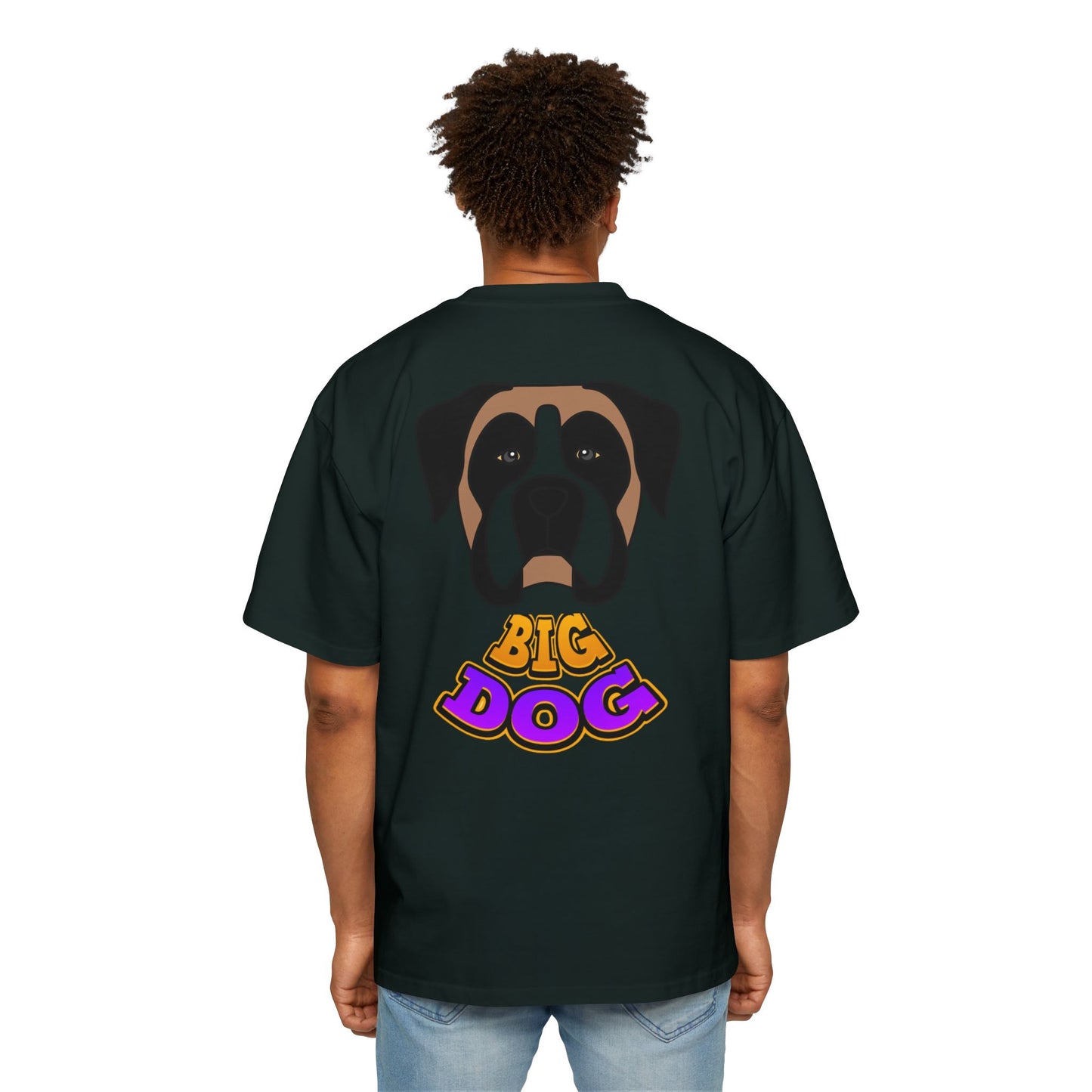 Big Dog Boxer T‑Shirt — 'Hyfug' Retro Logo Graphic Tee for Dog Lovers