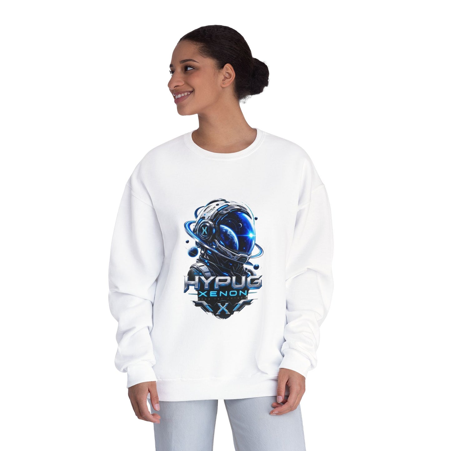 HYPUG XENON Cyber Orbit futuristic cyber streetwear sweatshirt