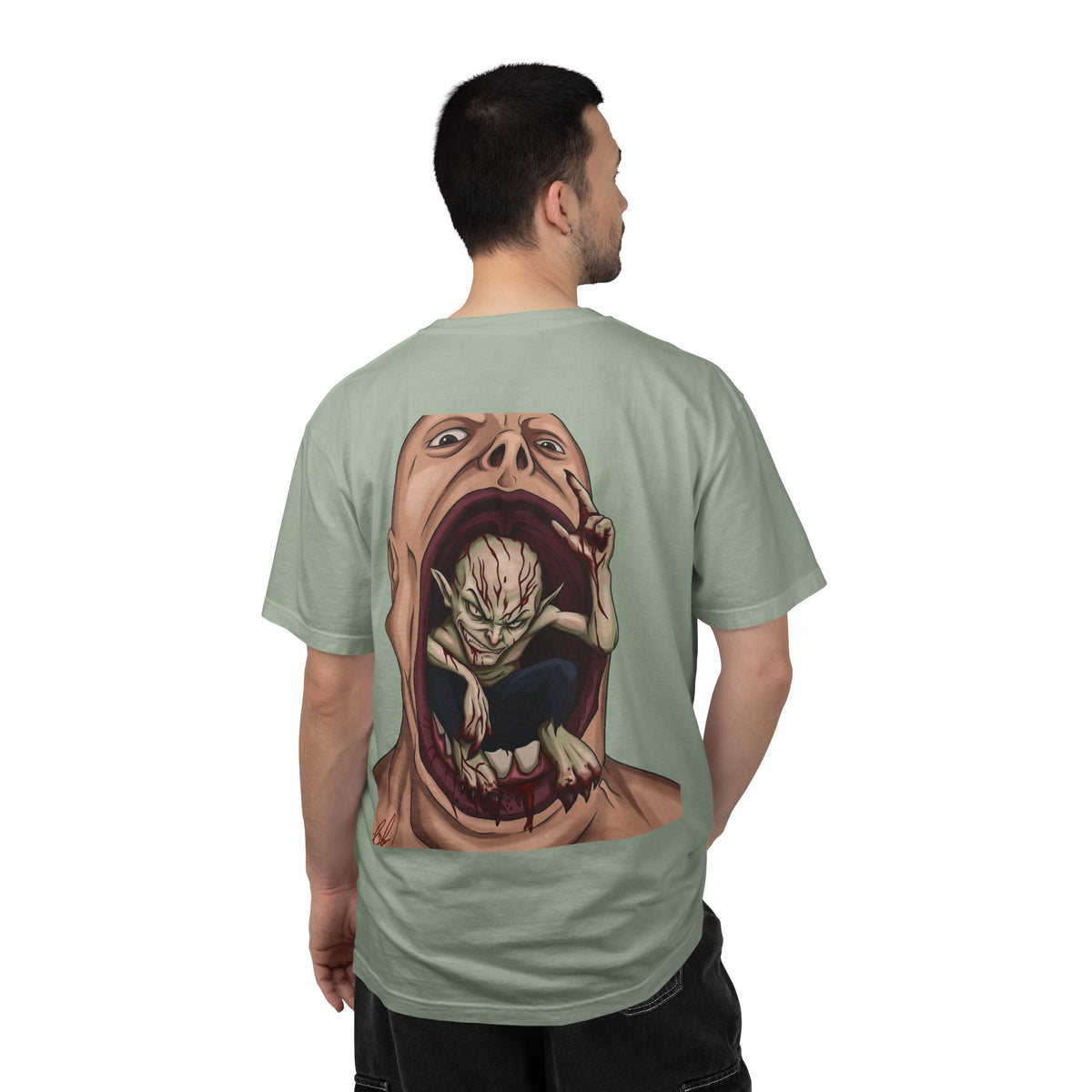 BEBETO & G FLAMES MAN EATER - T-shirt